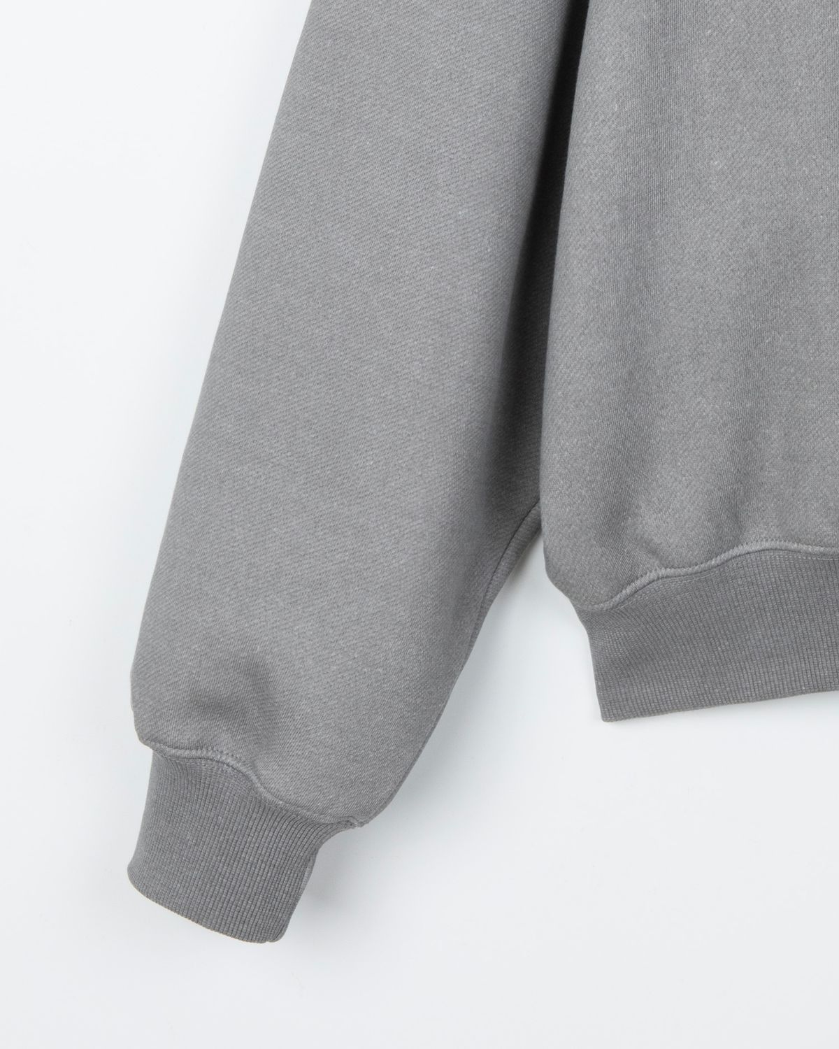 디앤드퀘스천(THEENDQUESTION) Pigment printed sweatshirt / GRAY