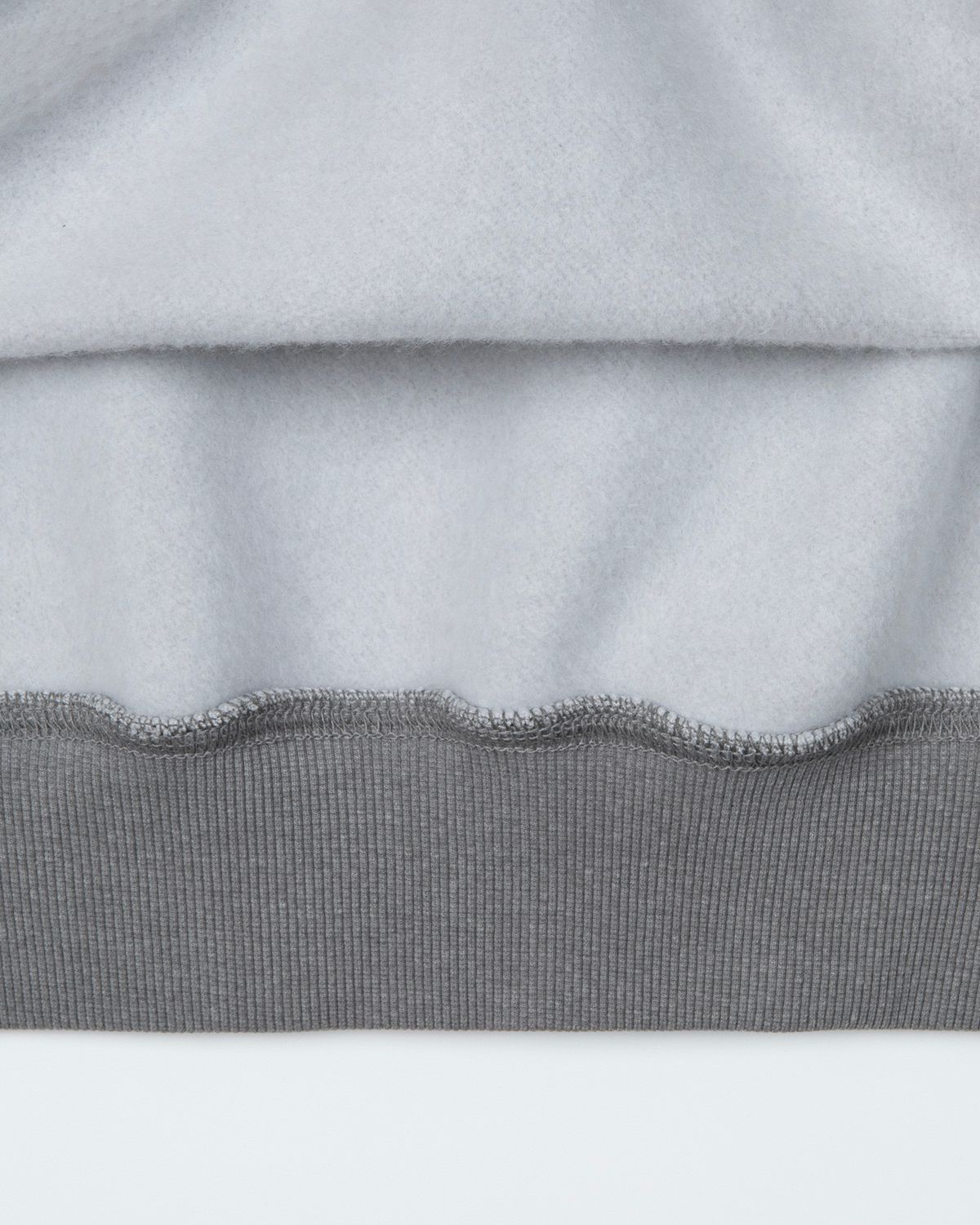 디앤드퀘스천(THEENDQUESTION) Pigment printed sweatshirt / GRAY