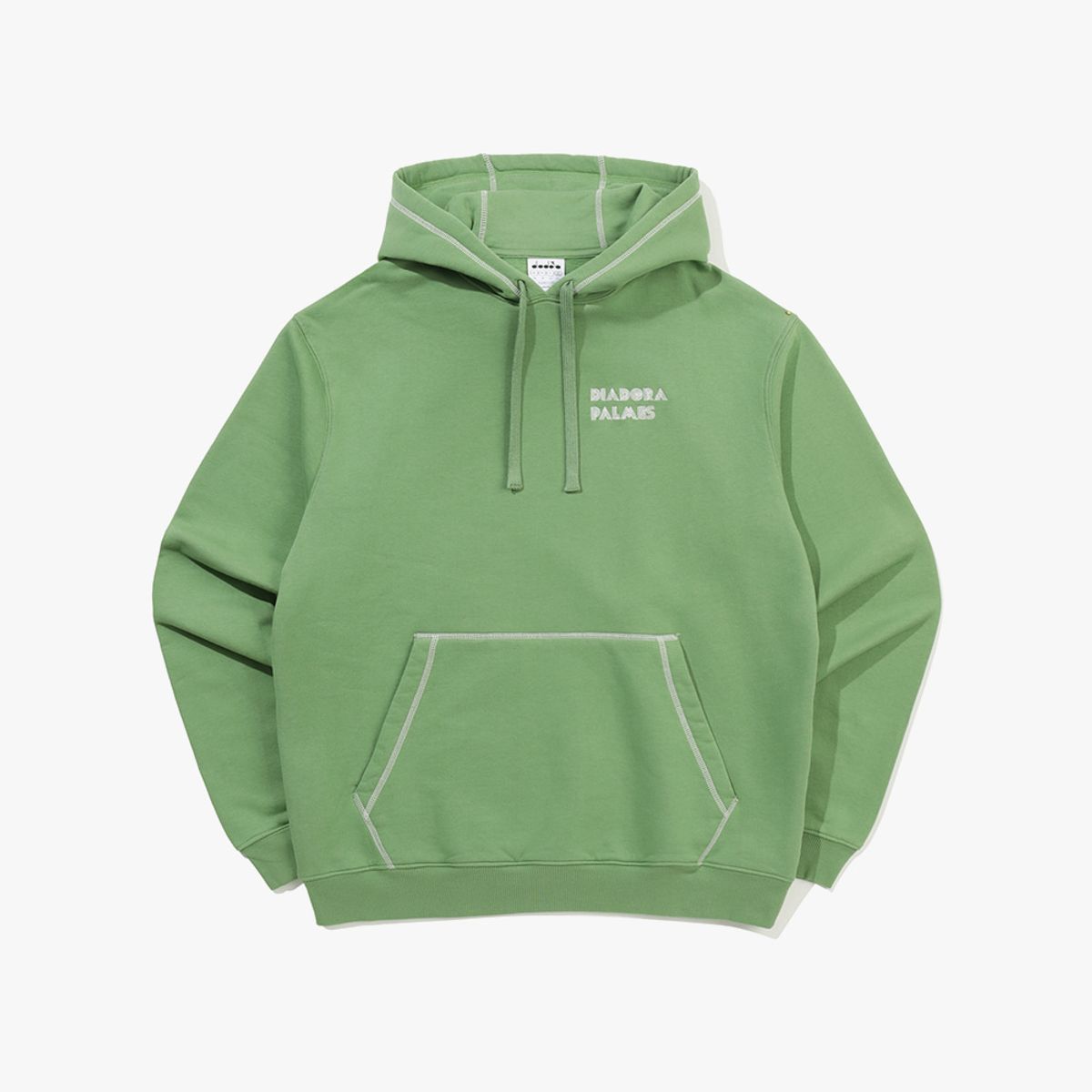 디아도라(diadora) [DIADORA by PALMES] 레거시 후드티셔츠 GREEN