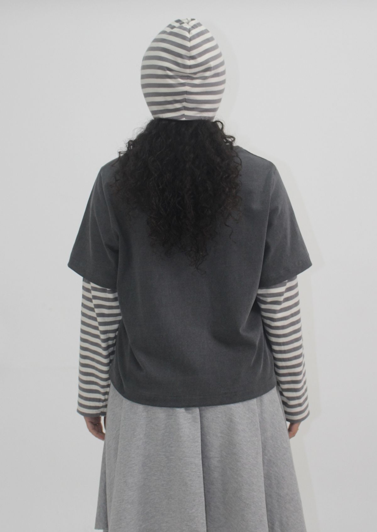 언어더컬러(ANOTHER COLOR) Cat Layered T-shirt