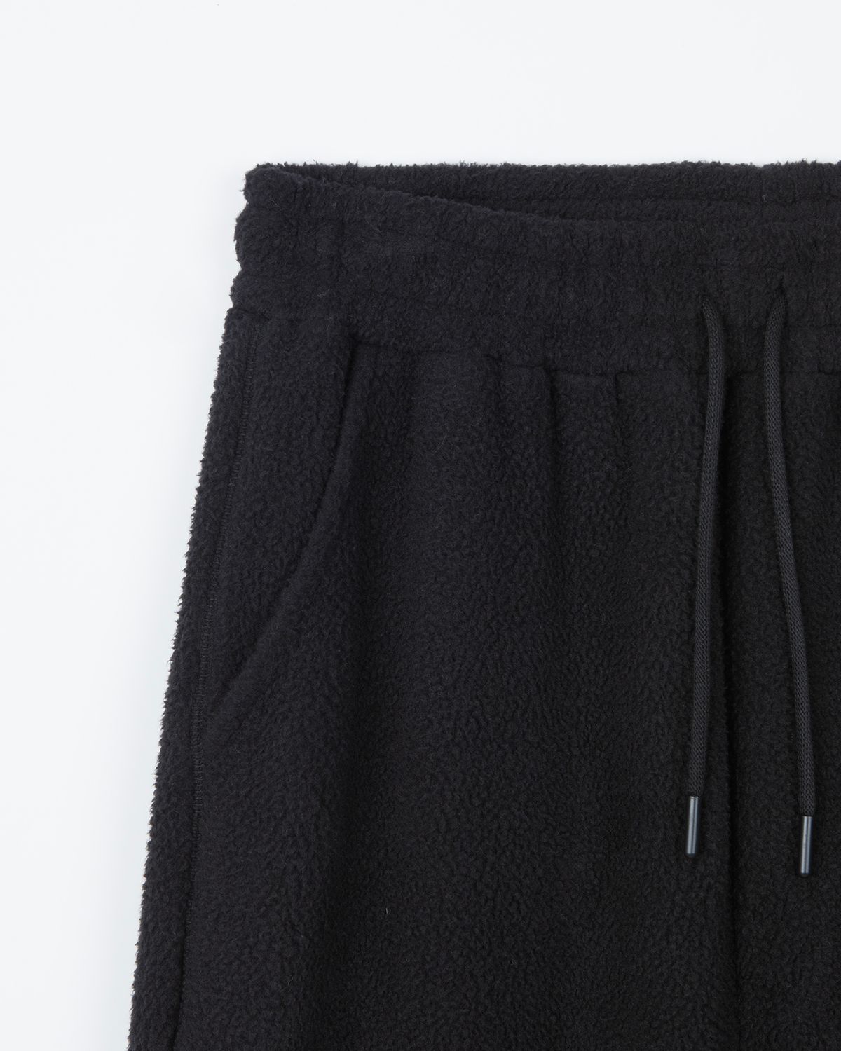 디앤드퀘스천(THEENDQUESTION) Fleece pants / BLACK