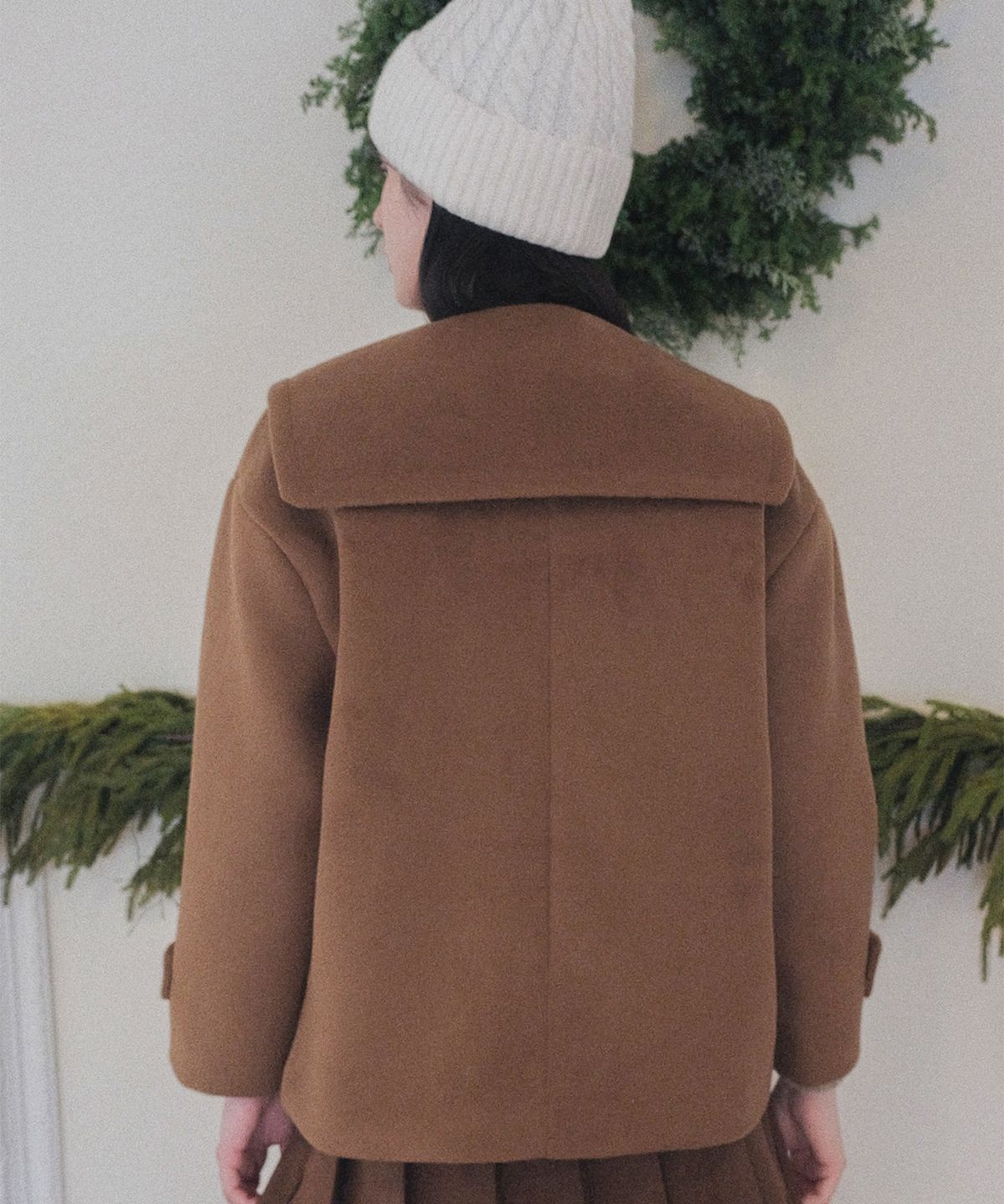 쿨키튼(KOOLKITTEN) Sailor Collar Half Coat