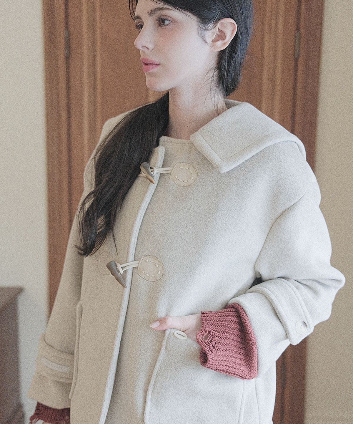 쿨키튼(KOOLKITTEN) Sailor Collar Half Coat