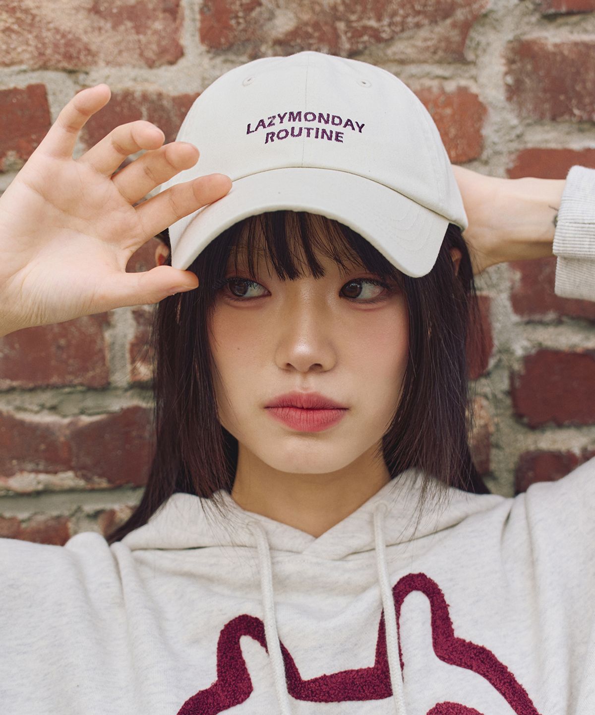 엘엠알(LMR) 베이직 레터링 로고 볼캡 (4Colors)