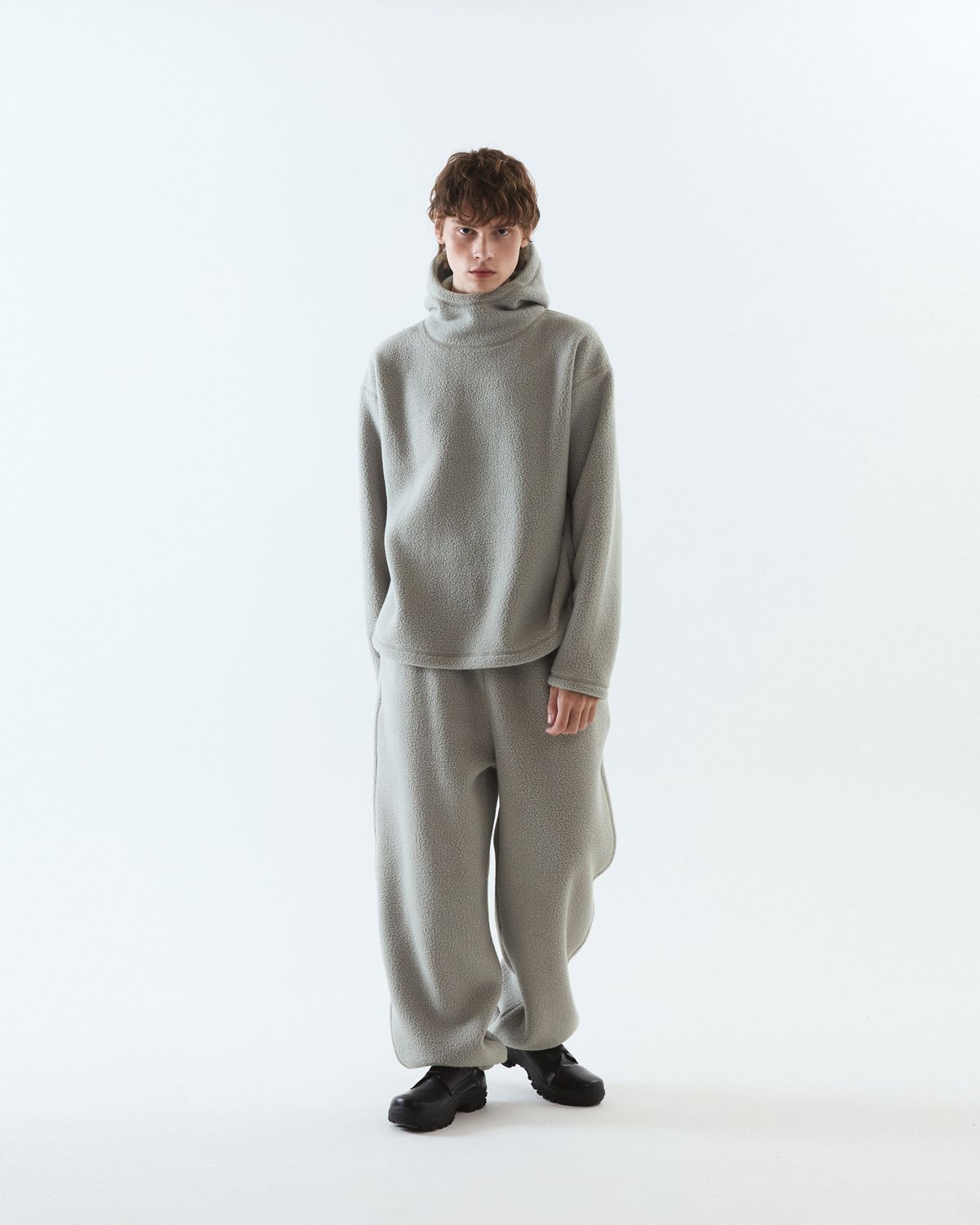 디앤드퀘스천(THEENDQUESTION) Fleece pants / BEIGE