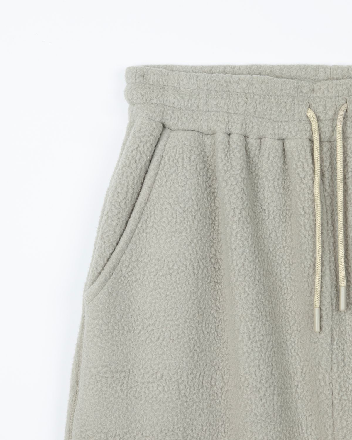 디앤드퀘스천(THEENDQUESTION) Fleece pants / BEIGE
