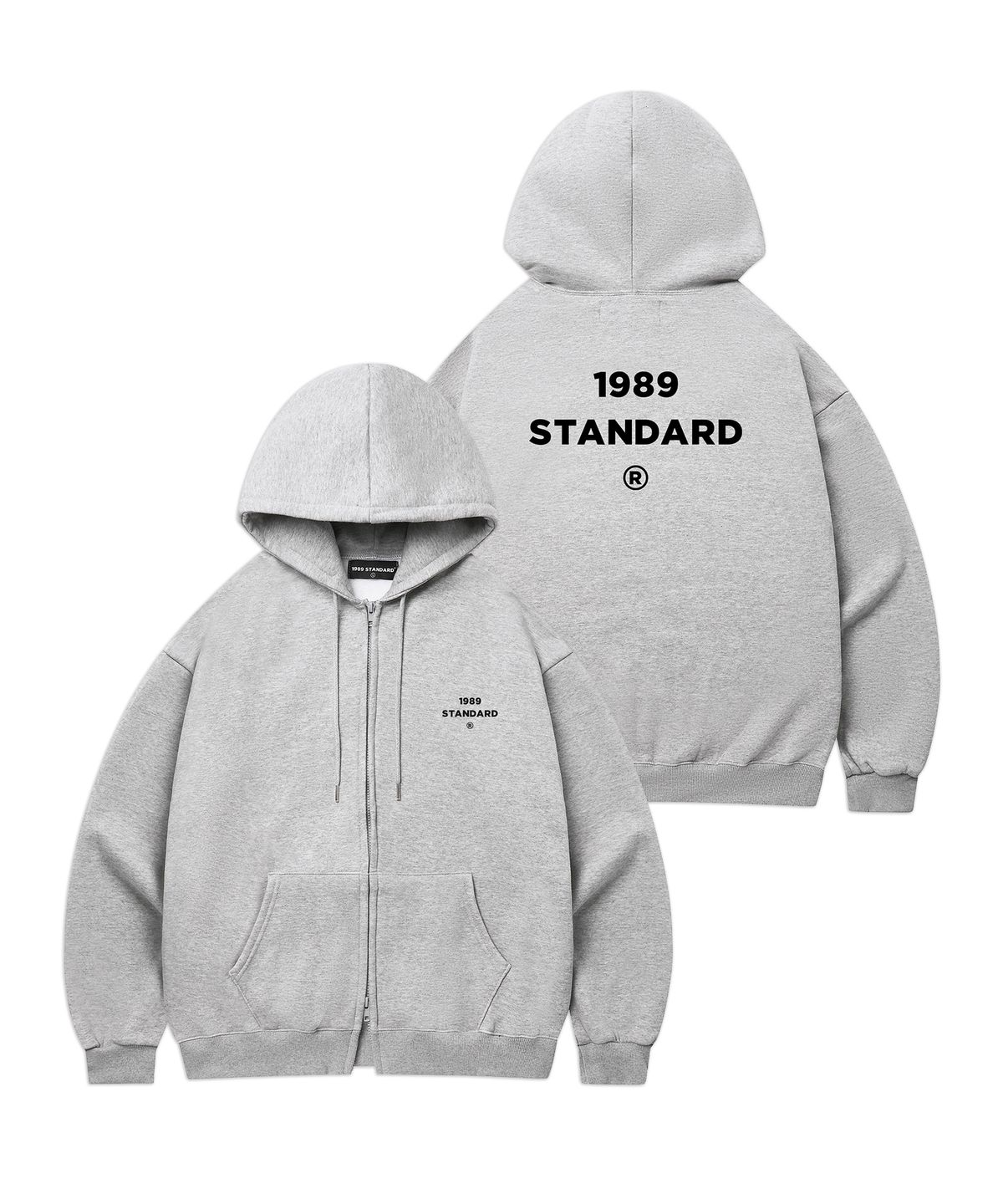 1989스탠다드(1989STANDARD) BACK CENTER 후드 집업(STJSTD-0229)
