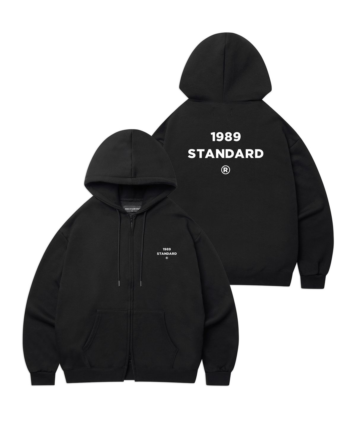 1989스탠다드(1989STANDARD) BACK CENTER 후드 집업(STJSTD-0229)