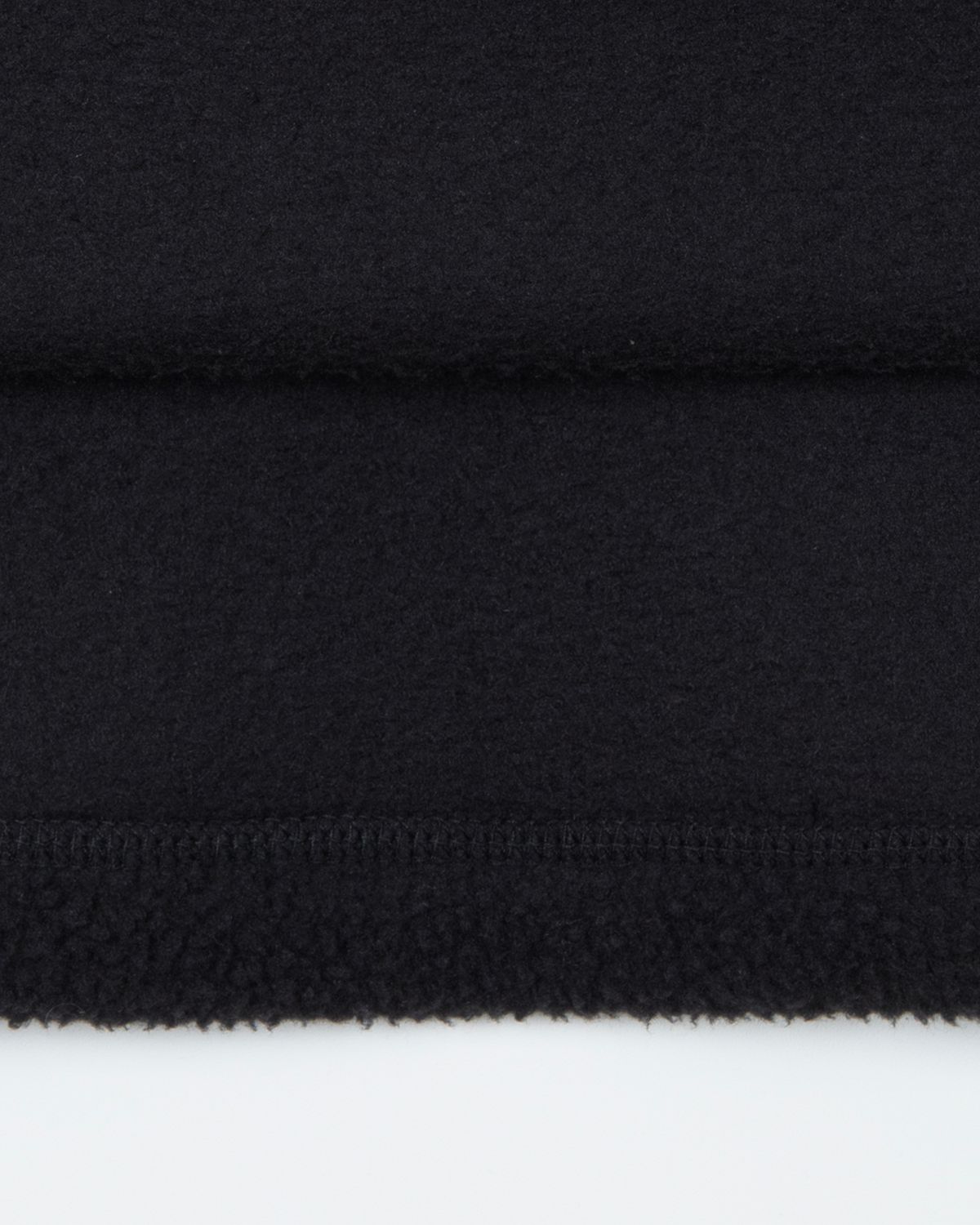 디앤드퀘스천(THEENDQUESTION) Fleece hooded t-shirt / BLACK