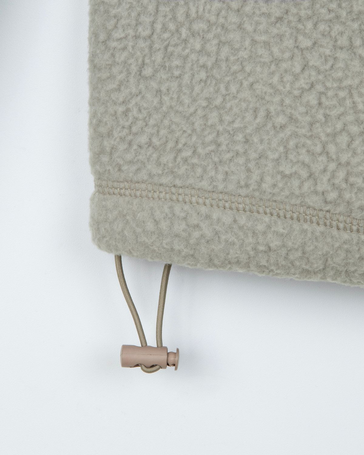 디앤드퀘스천(THEENDQUESTION) Fleece hooded t-shirt / BEIGE