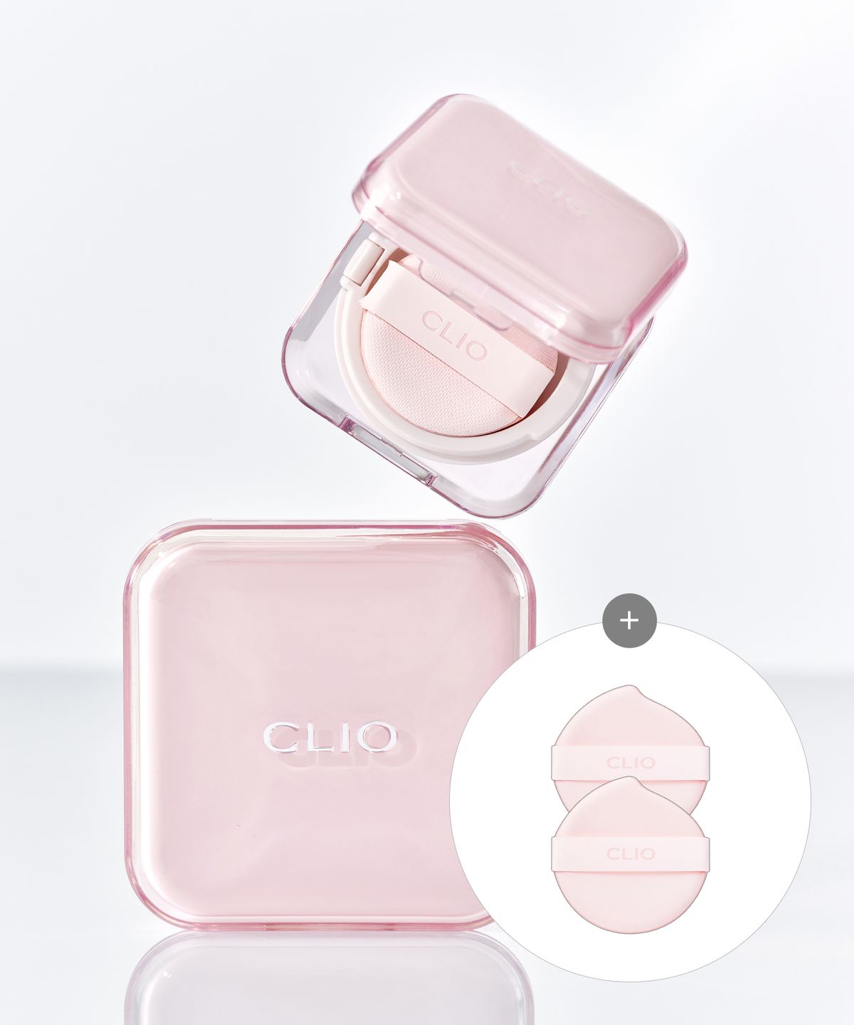 클리오(CLIO) [SET] 클리오 킬커버 메쉬 글로우 에센셜 쿠션 기획(본품+리필) + 쿠션 미니 [증정] 메쉬퍼프2P