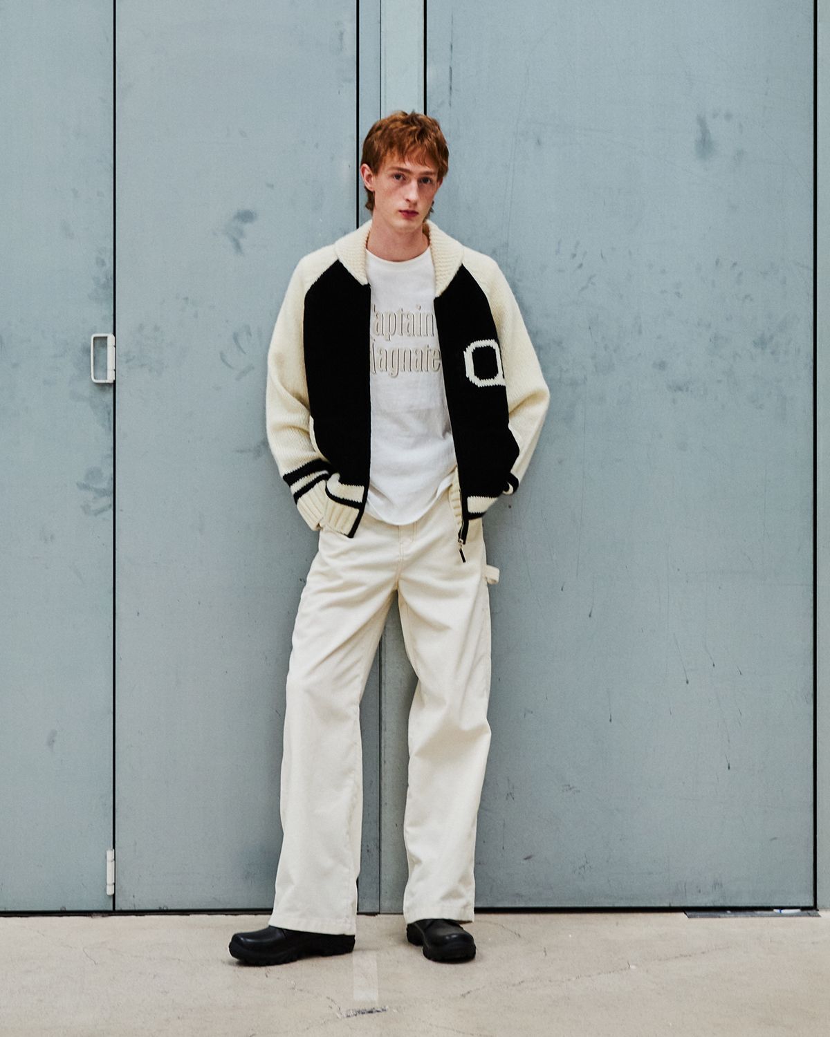 디앤드퀘스천(THEENDQUESTION) Washed corduroy pants / IVORY