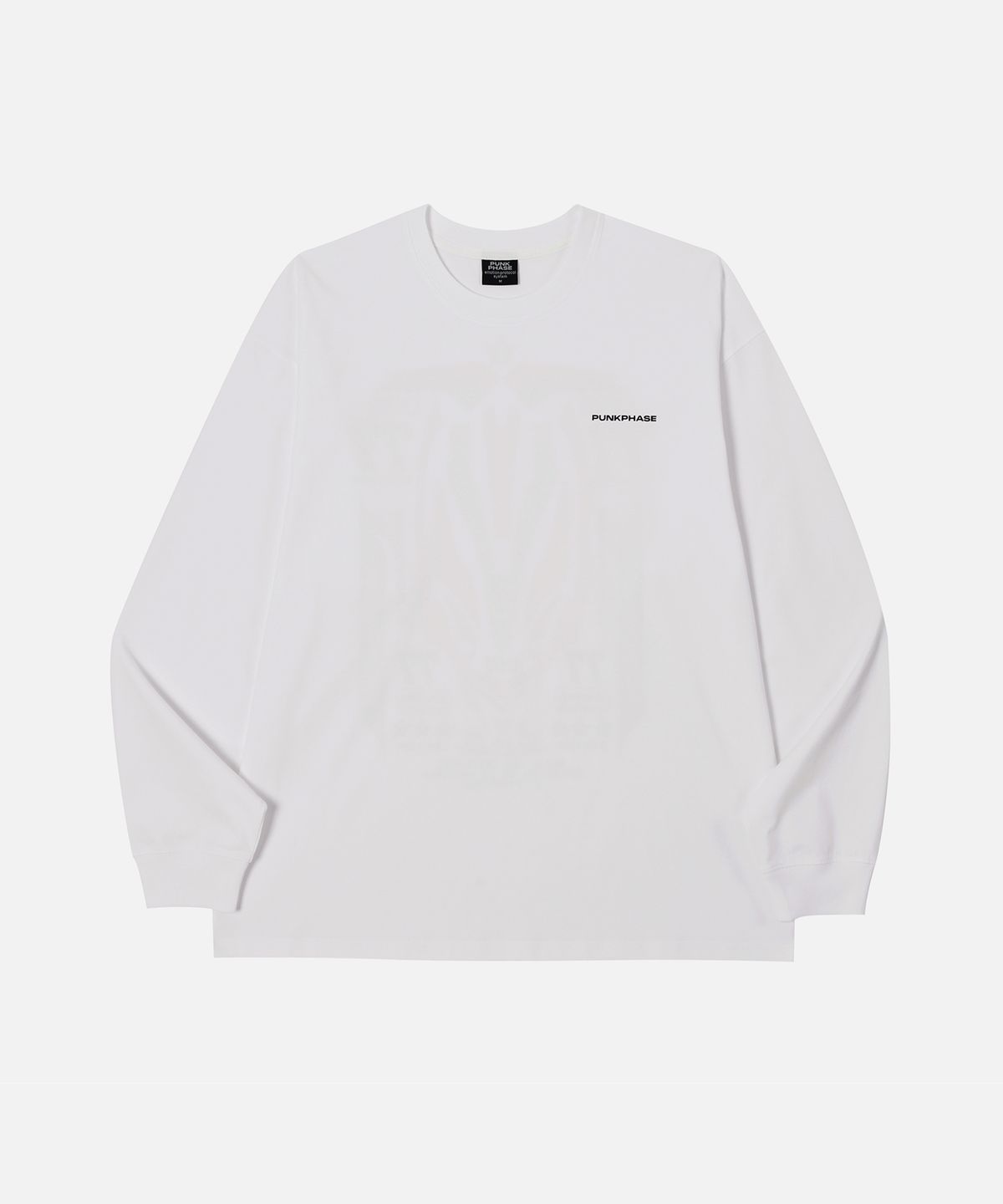 펑크페이즈(PUNKPHASE) Phase Racing77 L/S Tee Off White