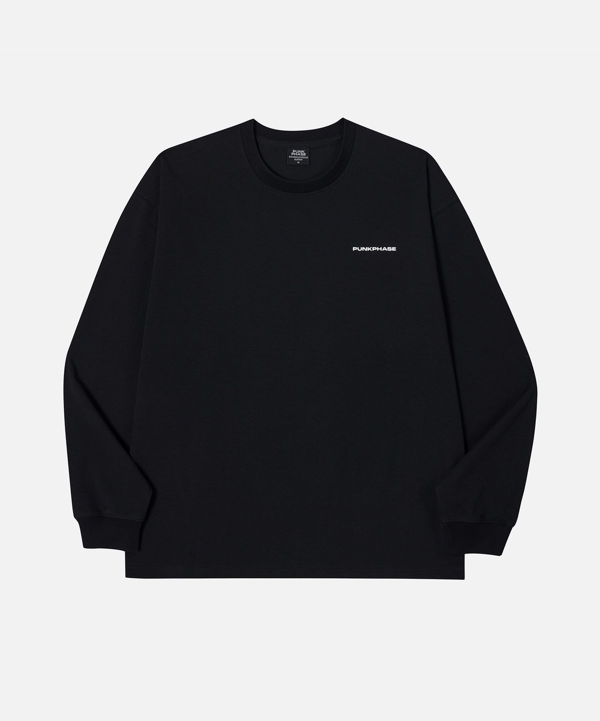 펑크페이즈(PUNKPHASE) Phase Racing77 L/S Tee Black