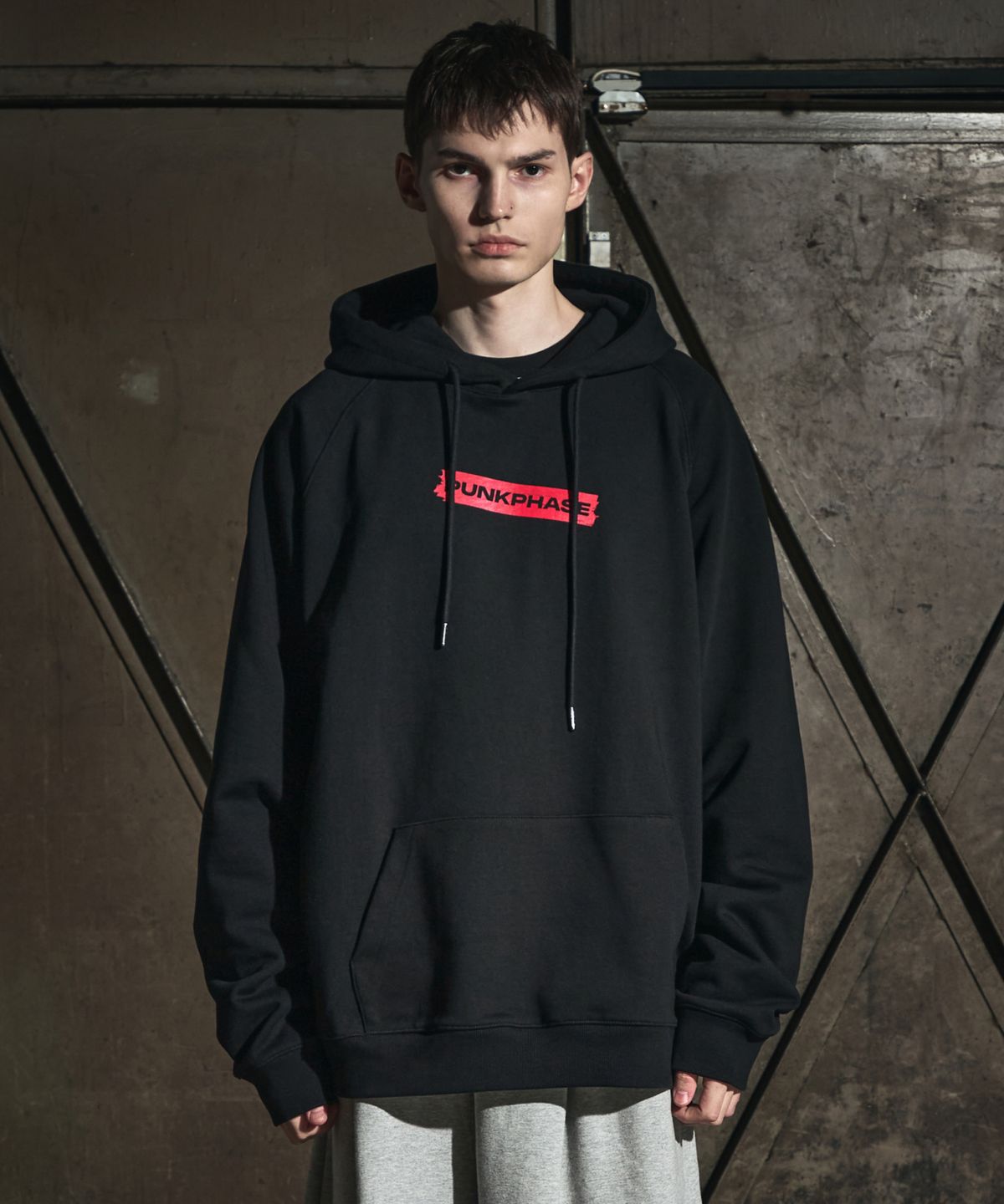 펑크페이즈(PUNKPHASE) PKPS Archive Hoodie Black