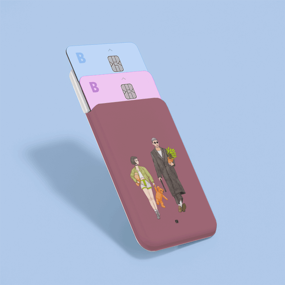 아칸(AKAN) 아칸 DAAE 레옹마틸다 맥세이프 카드지갑