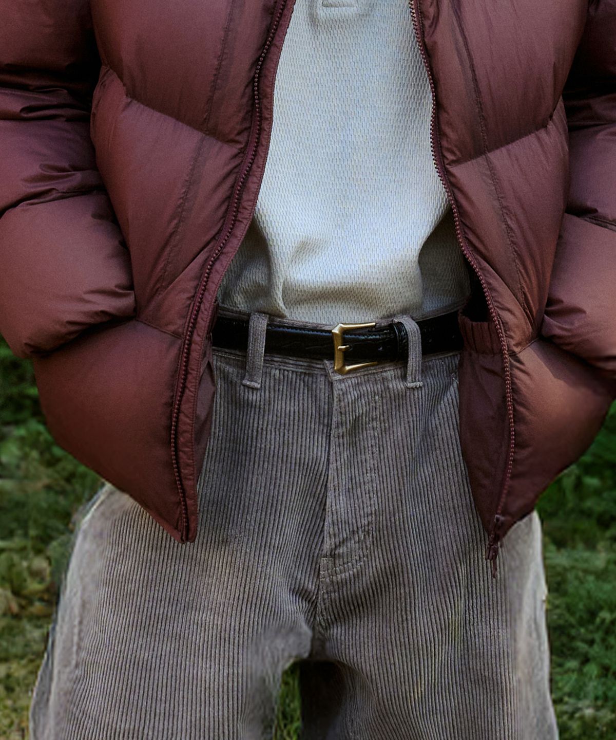 노운(NOUN) vtg texture belt