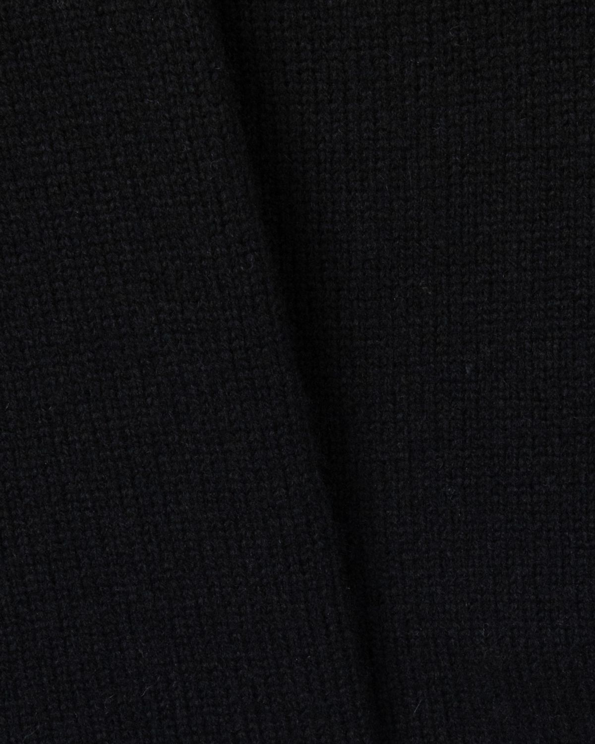 디앤드퀘스천(THEENDQUESTION) Turtle crop knit top / BLACK
