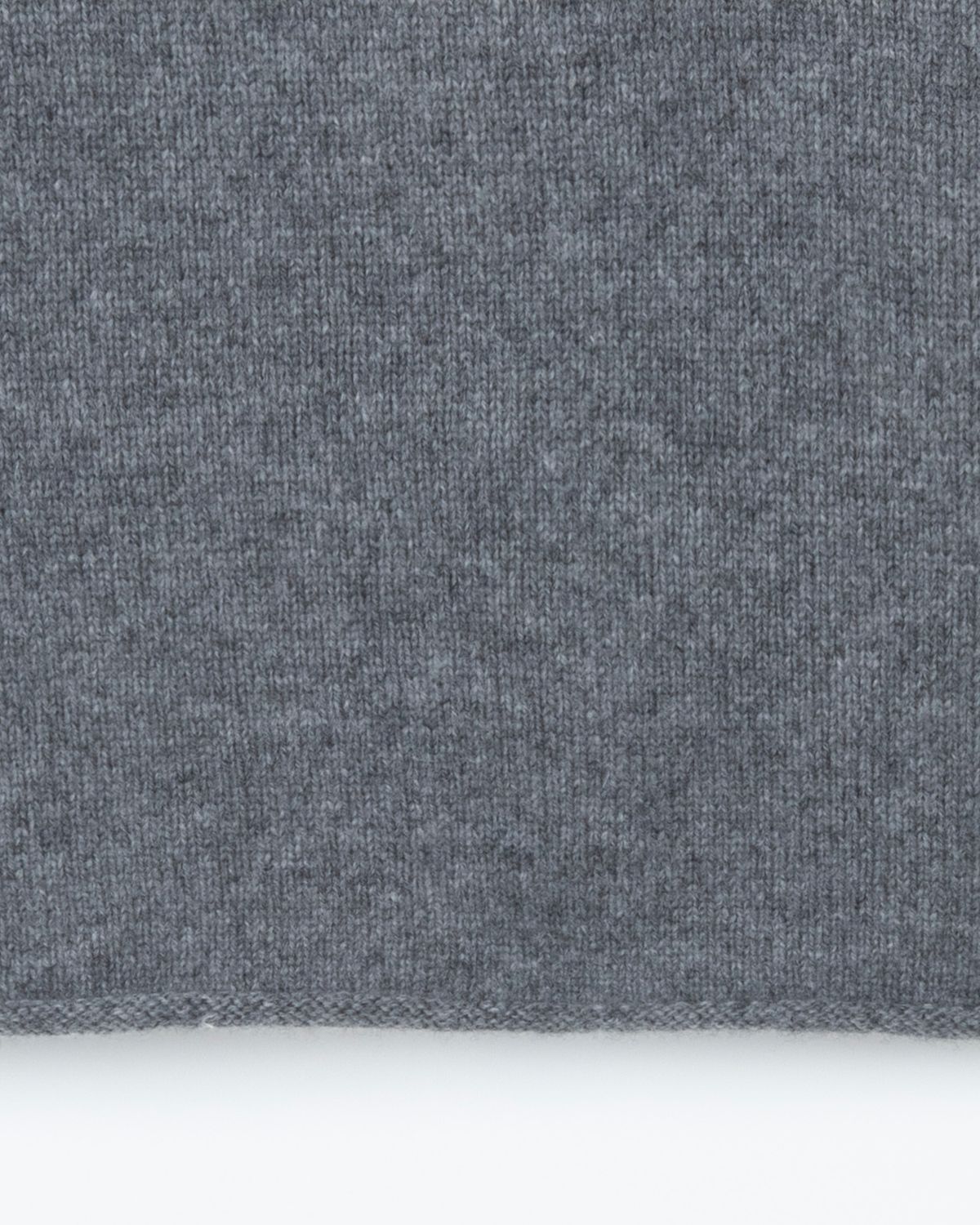 디앤드퀘스천(THEENDQUESTION) Turtle crop knit top / GRAY