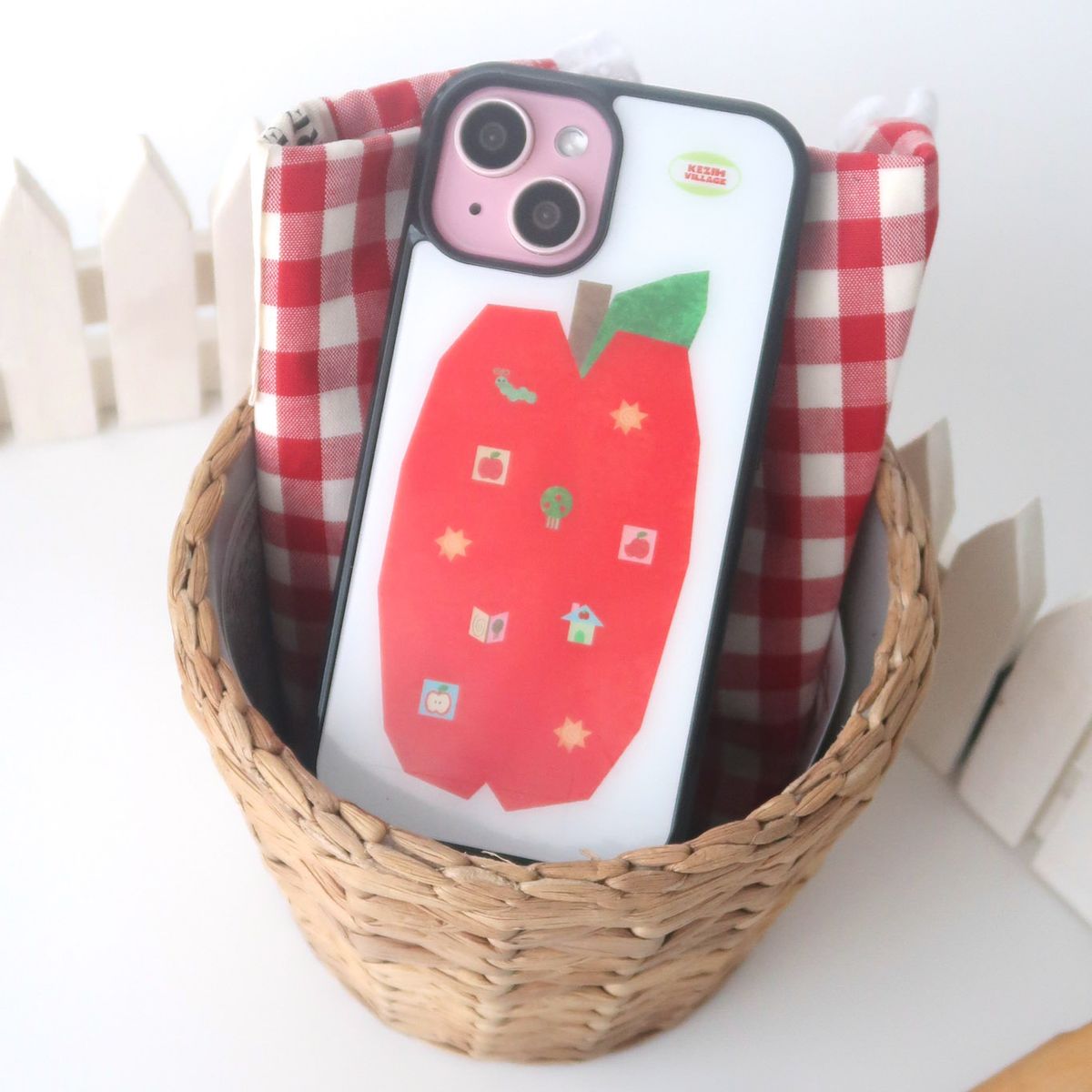 케짐 빌리지(KEZIM VILLAGE) APPLE case (glass bumper)