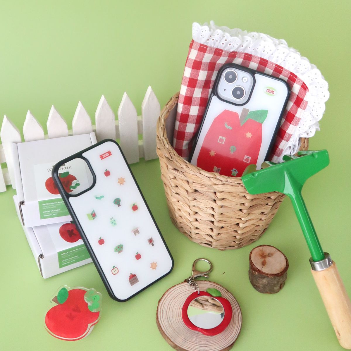 케짐 빌리지(KEZIM VILLAGE) APPLE case (glass bumper)
