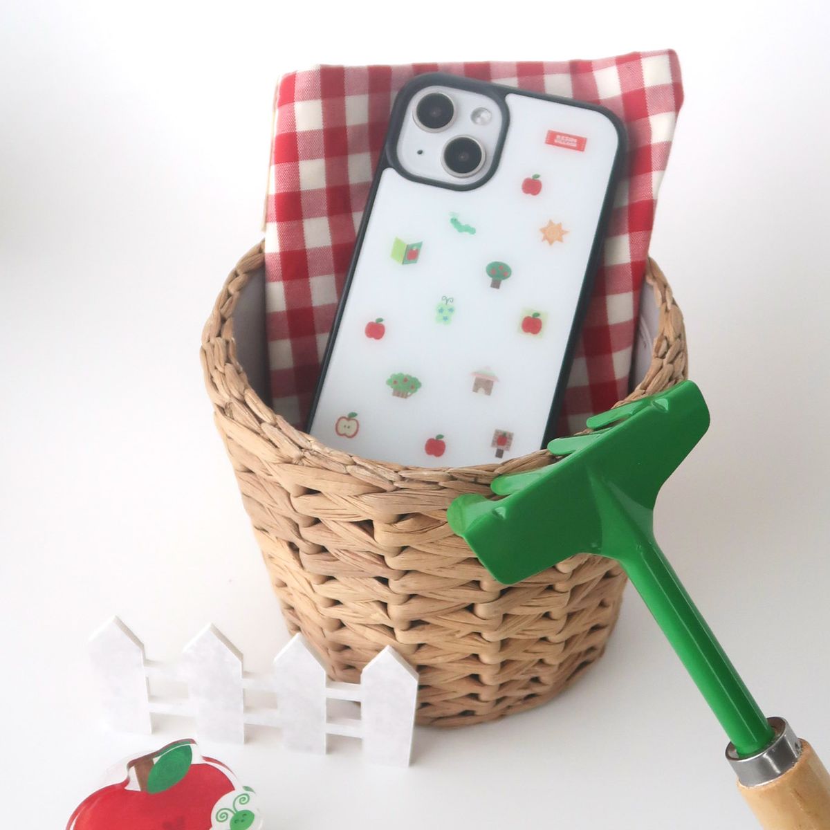 케짐 빌리지(KEZIM VILLAGE) APPLE FARM case (glass bumper)