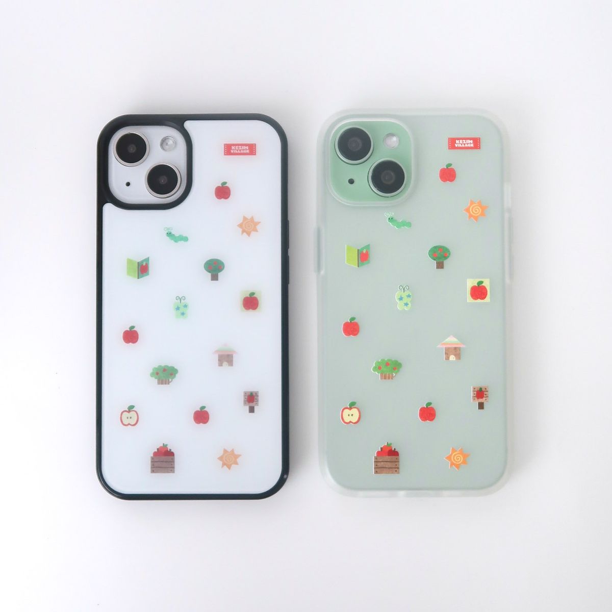 케짐 빌리지(KEZIM VILLAGE) APPLE FARM case (glass bumper)