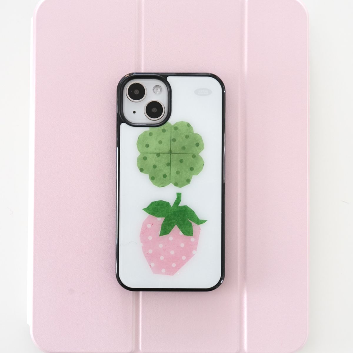 케짐 빌리지(KEZIM VILLAGE) BIG PINK STRAWBERRY case (glass bumper)