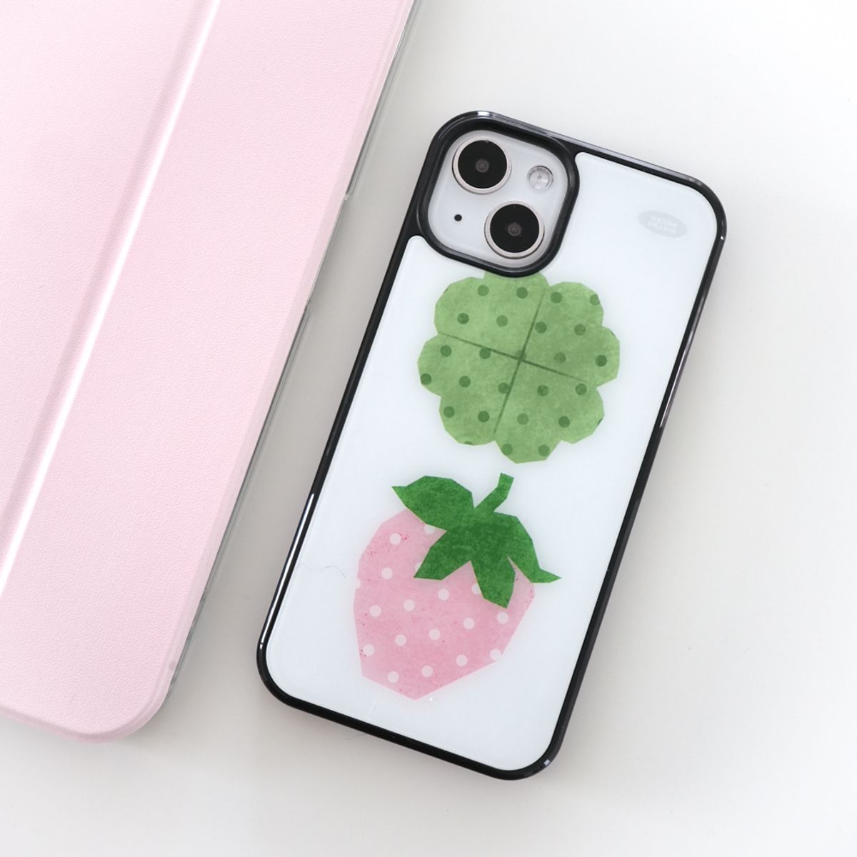 케짐 빌리지(KEZIM VILLAGE) BIG PINK STRAWBERRY case (glass bumper)
