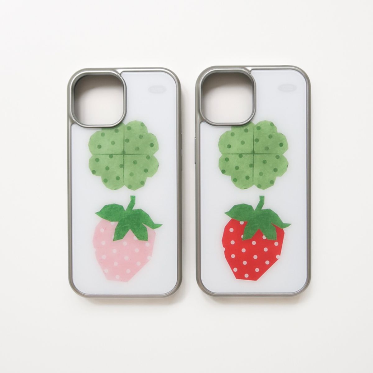 케짐 빌리지(KEZIM VILLAGE) BIG RED STRAWBERRY case (Silver bumper)