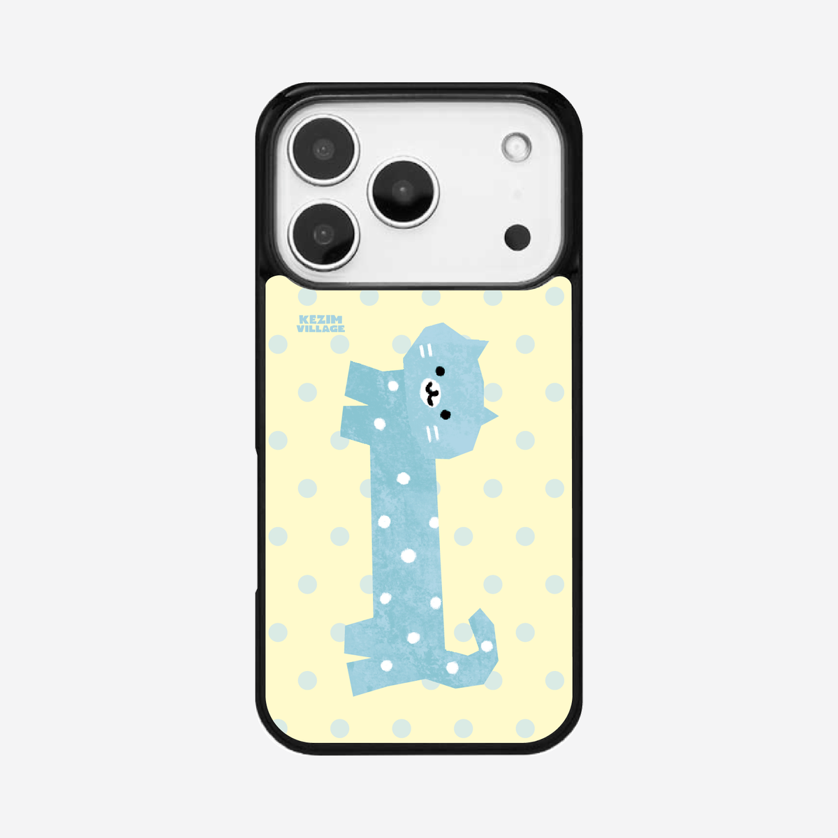 케짐 빌리지(KEZIM VILLAGE) KITTY LEMON case (glass bumper)