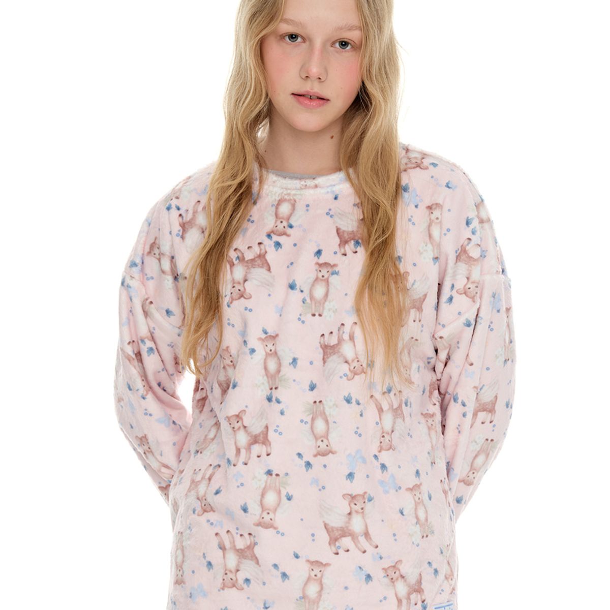 뮤즈무드(MUSEMOOD) Petal Deer Wing winter pajama (수면잠옷)