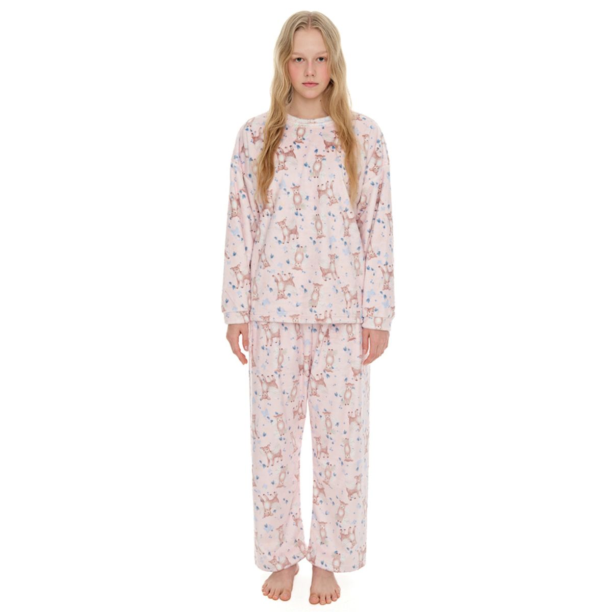 뮤즈무드(MUSEMOOD) Petal Deer Wing winter pajama (수면잠옷)