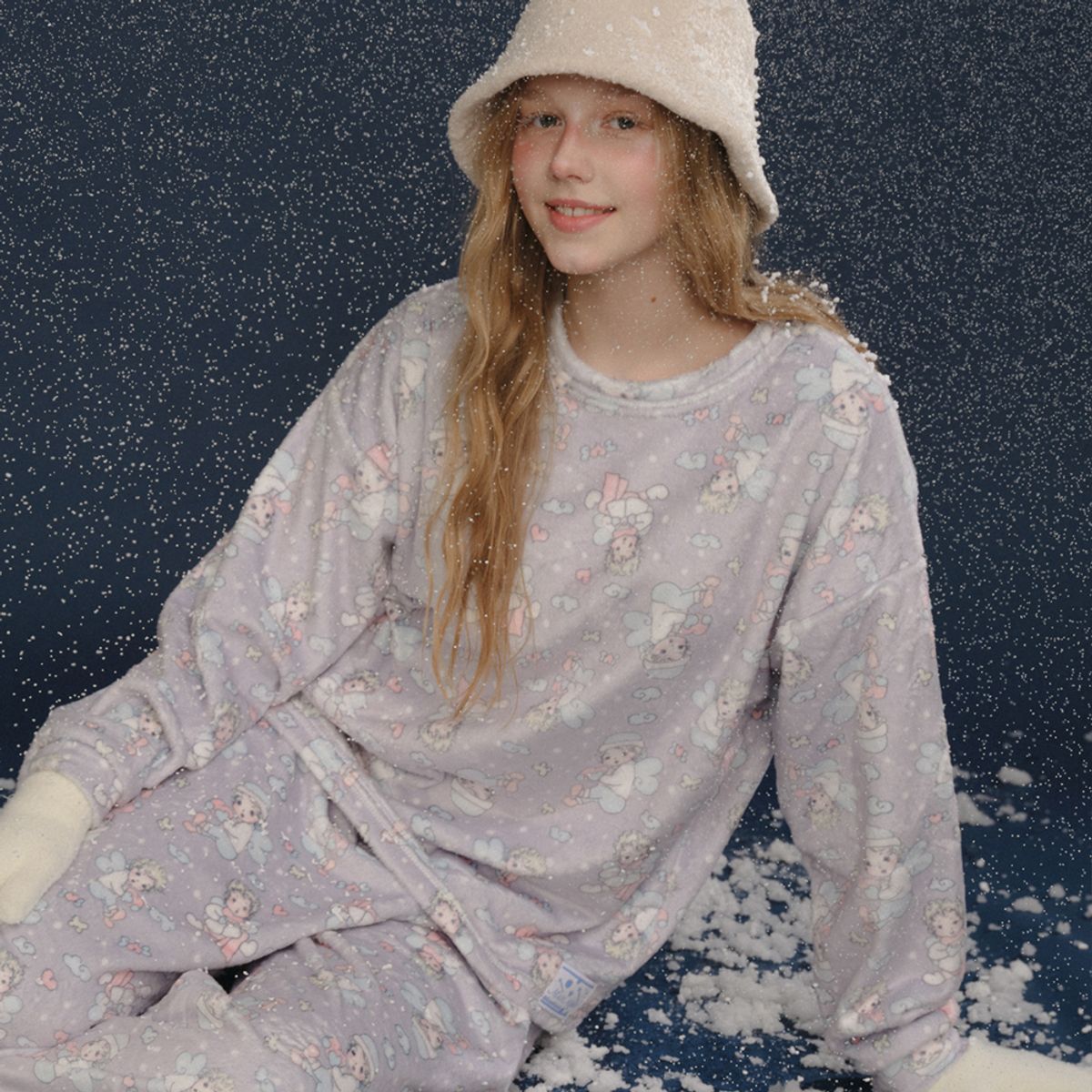 뮤즈무드(MUSEMOOD) heart angel winter pajama (수면잠옷)