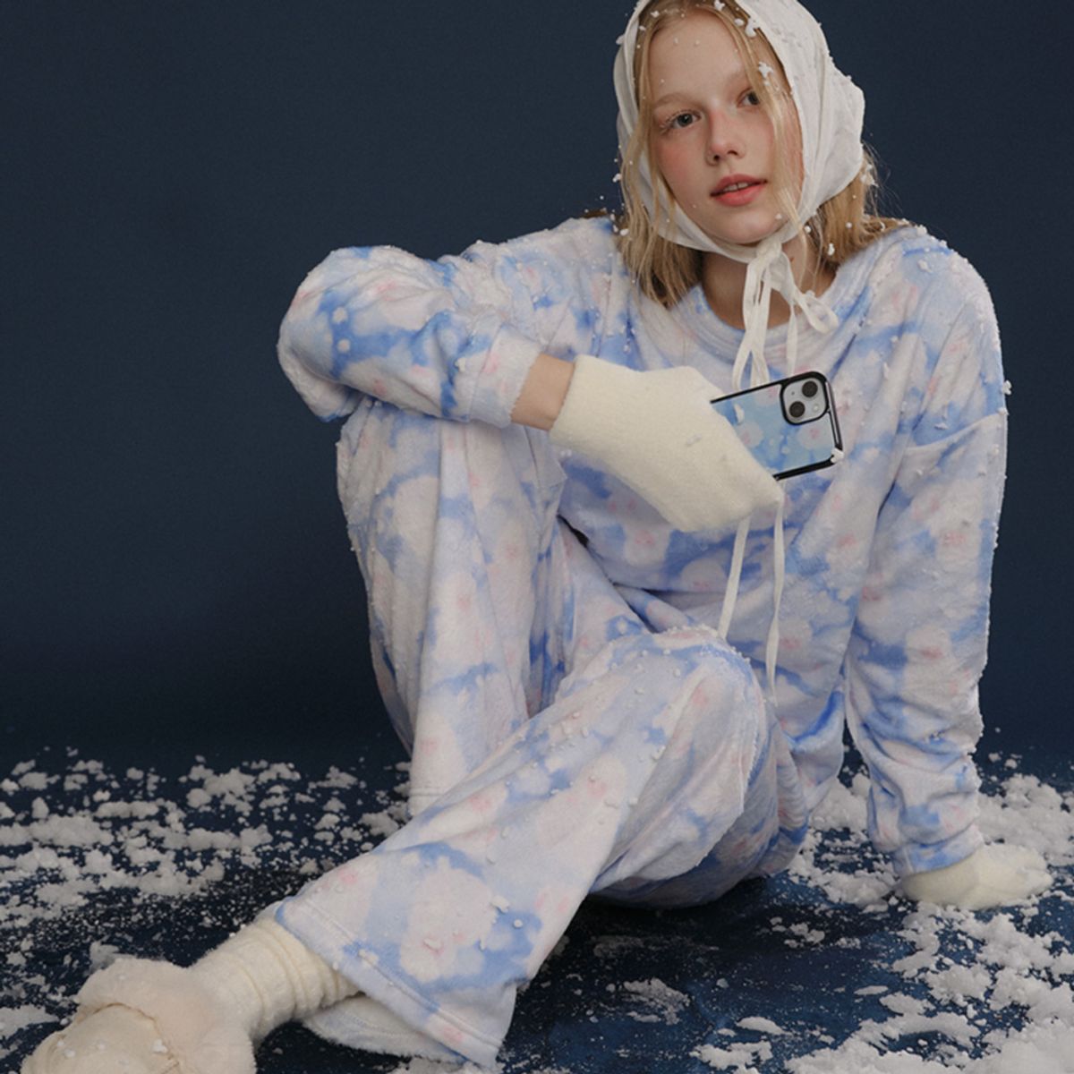 뮤즈무드(MUSEMOOD) bubble snow winter pajama (수면잠옷)