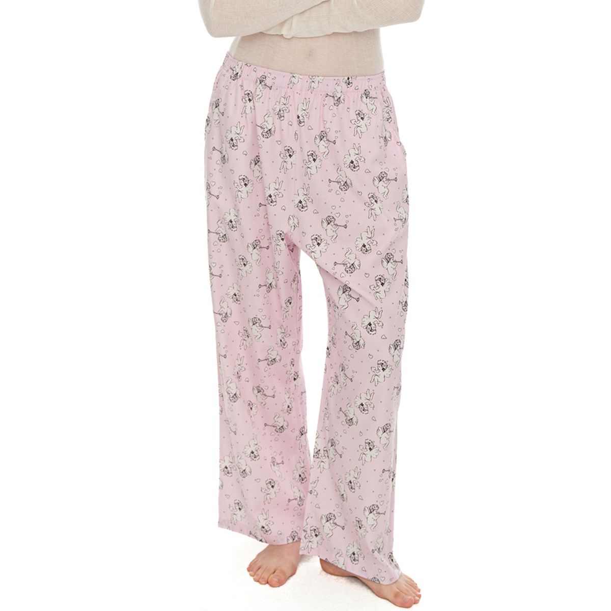 뮤즈무드(MUSEMOOD) Pink Angel Cat pajama pants (잠옷바지)