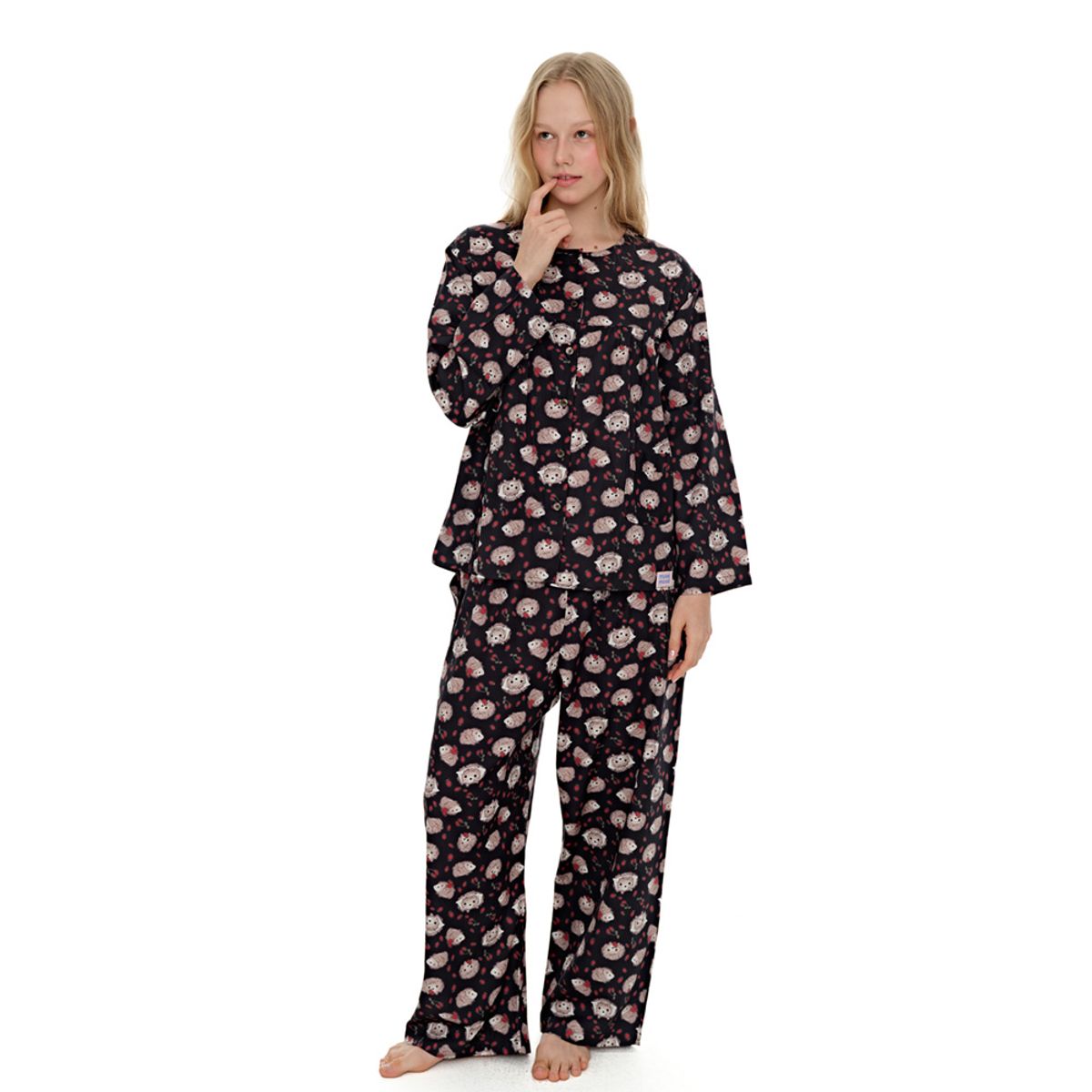 뮤즈무드(MUSEMOOD) [라운드넥][40수면모달] berry moon night pajama (잠옷)