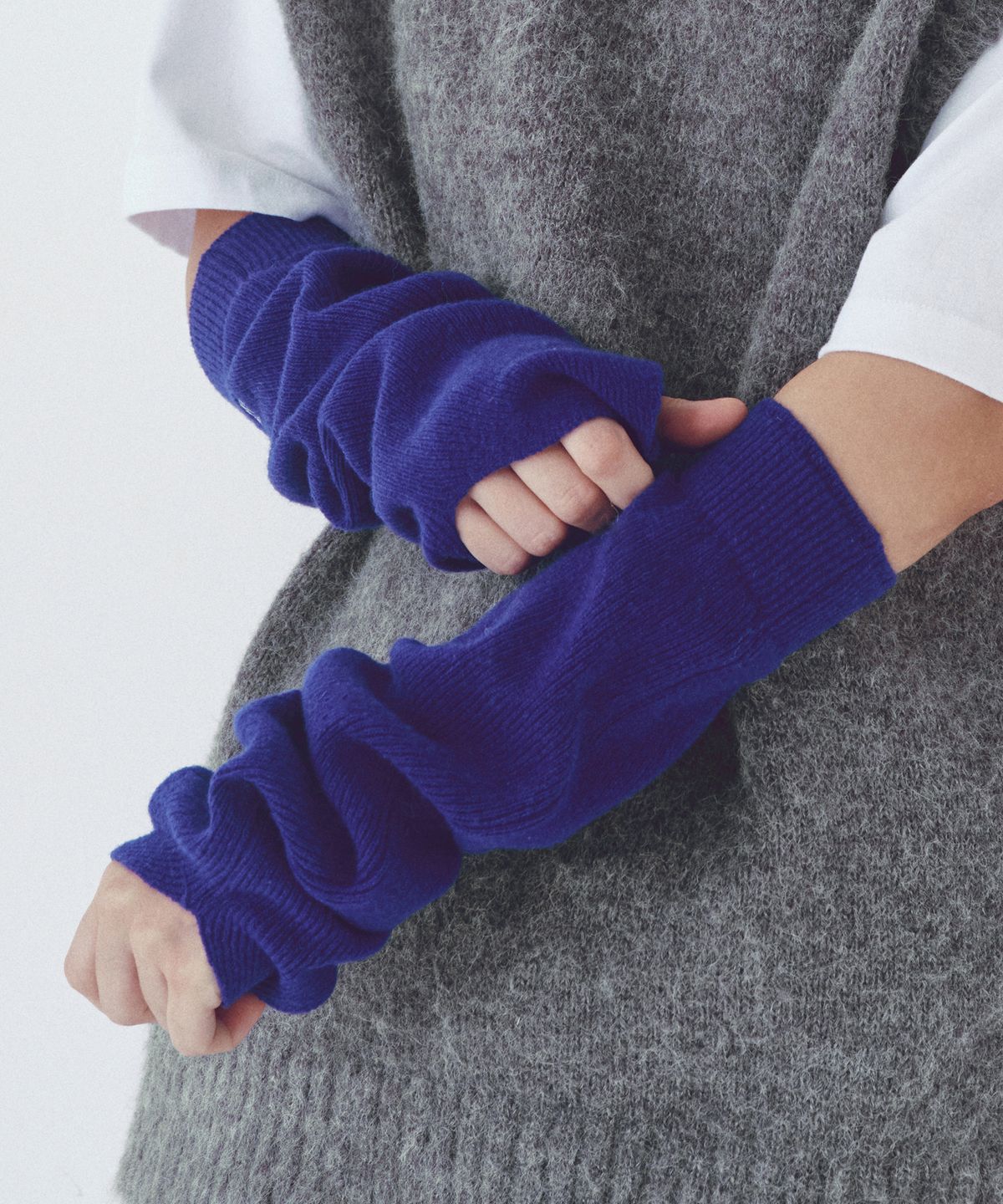 씨타(CITTA) Logo Stitch 2-Way Leg Warmer_CTA937(Blue)