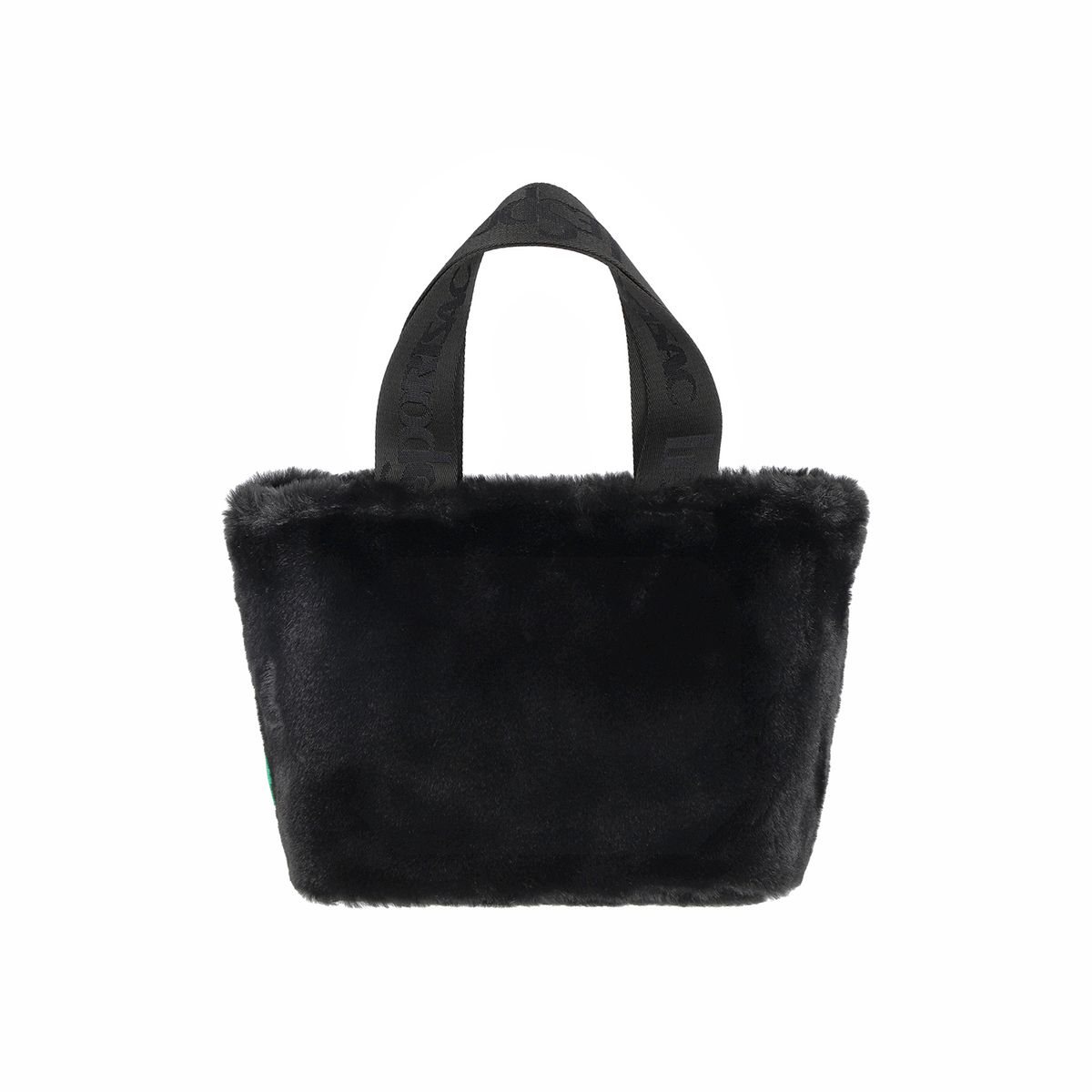 레스포색(LESPORTSAC) 블랙 플러피 퍼 E/W 토트백 [3029.LD20]