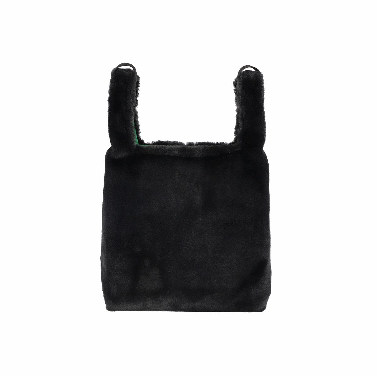 레스포색(LESPORTSAC) 블랙 플러피 퍼 숄더 토트백 [3030.LD20]