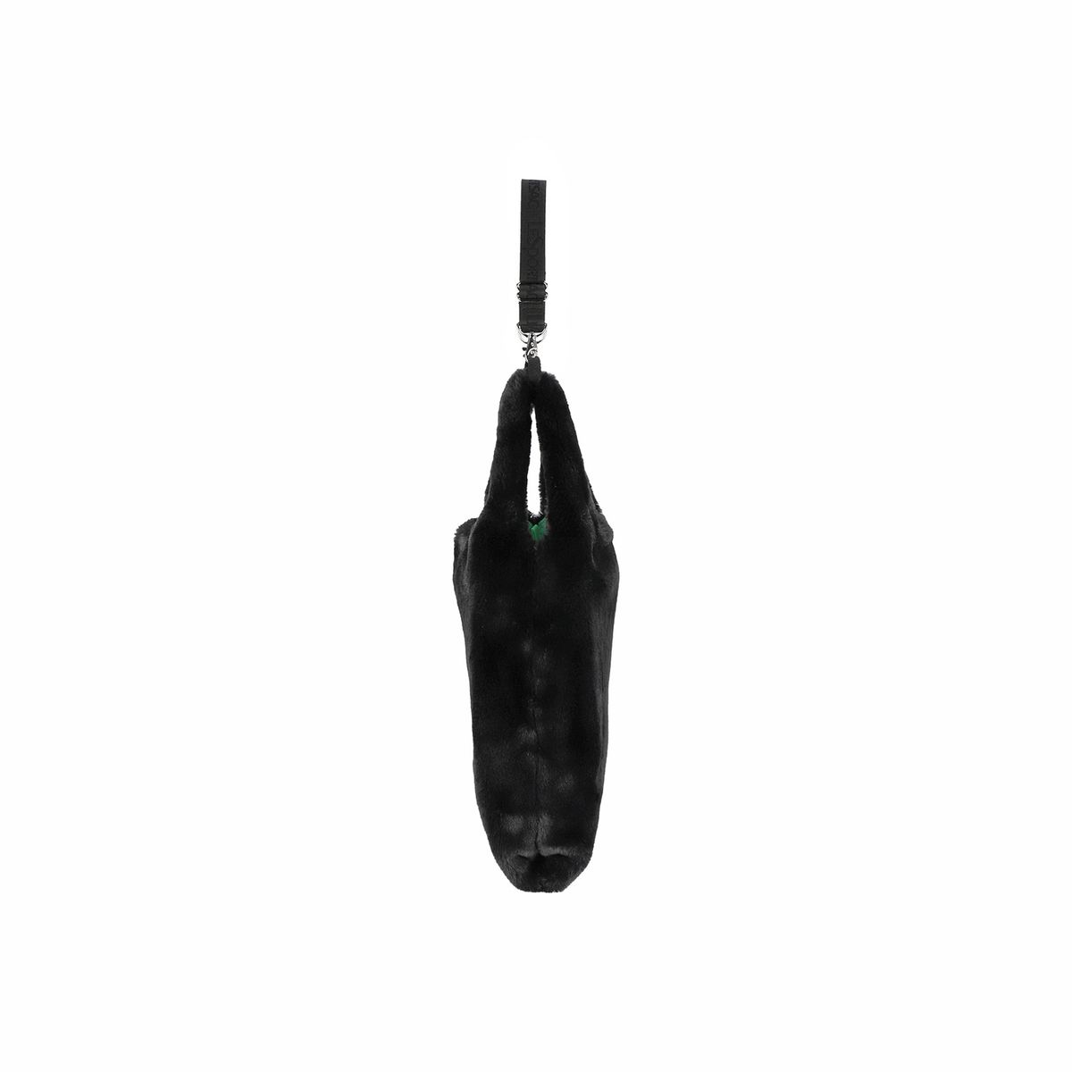 레스포색(LESPORTSAC) 블랙 플러피 퍼 숄더 토트백 [3030.LD20]