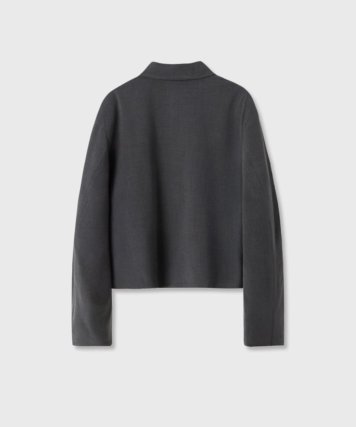 토프(TOFF) Line crop jacket (Charcoal gray)