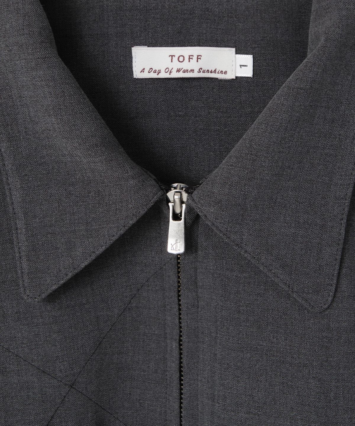 토프(TOFF) Line crop jacket (Charcoal gray)