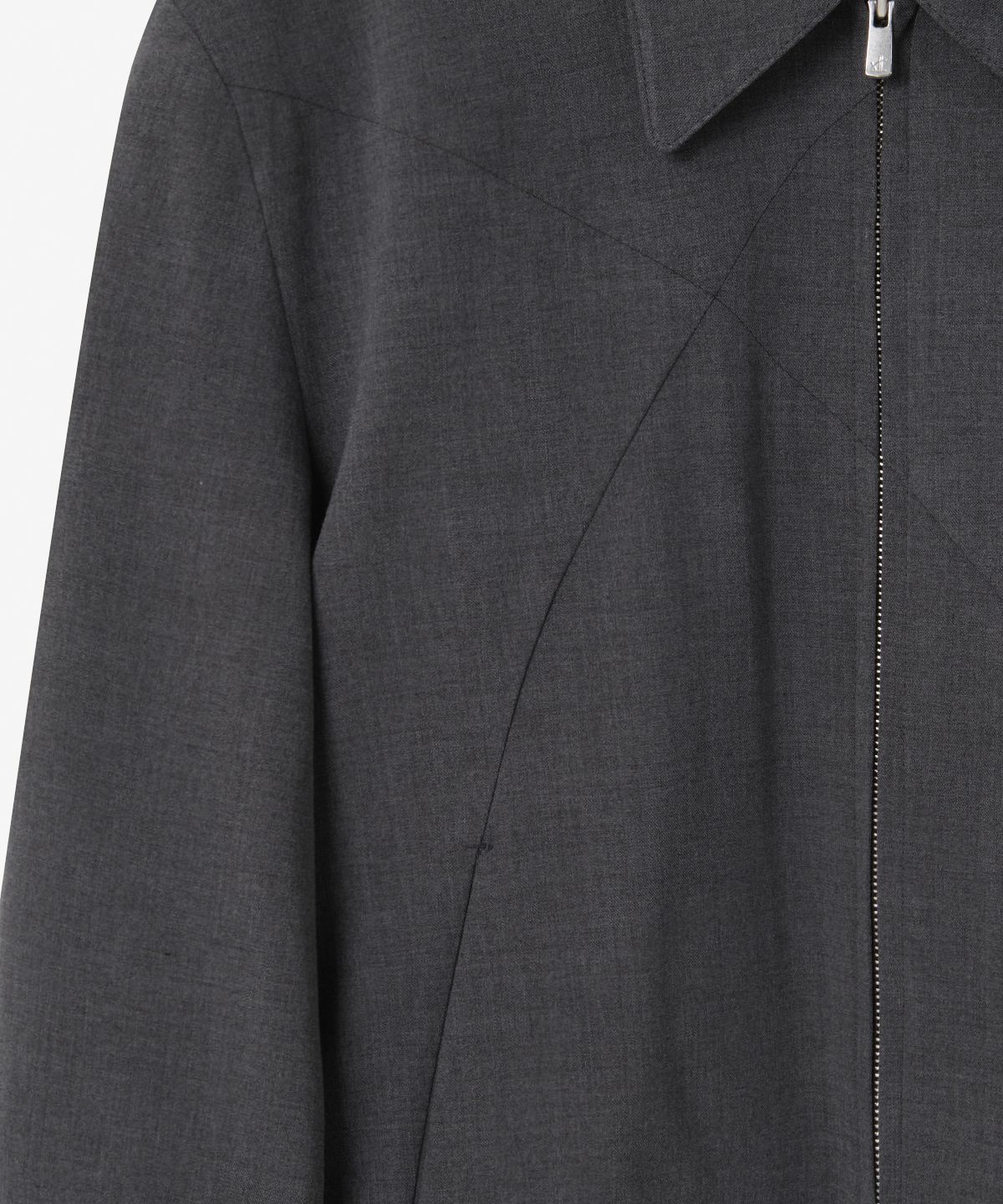 토프(TOFF) Line crop jacket (Charcoal gray)