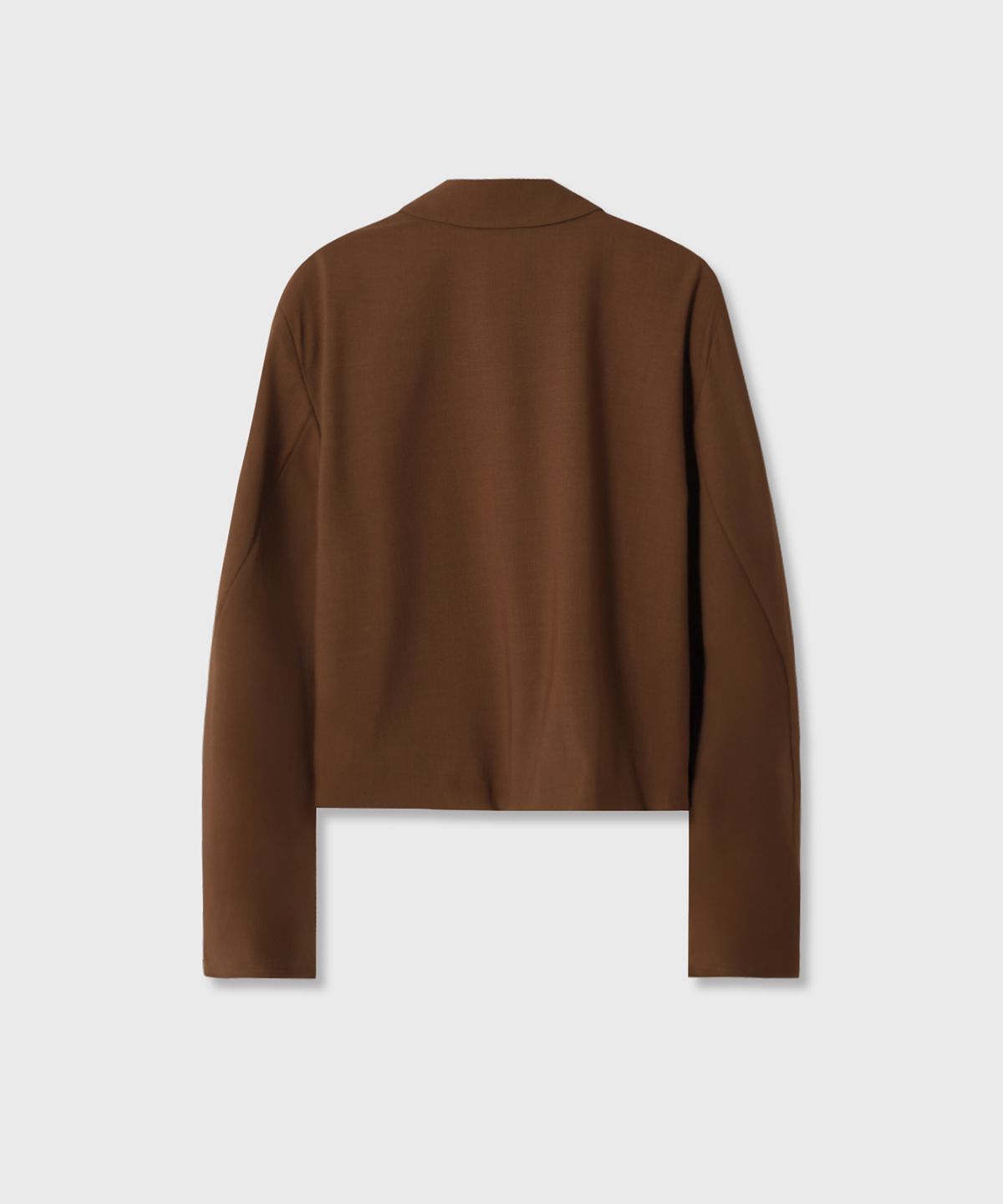 토프(TOFF) Line crop jacket (Brown)