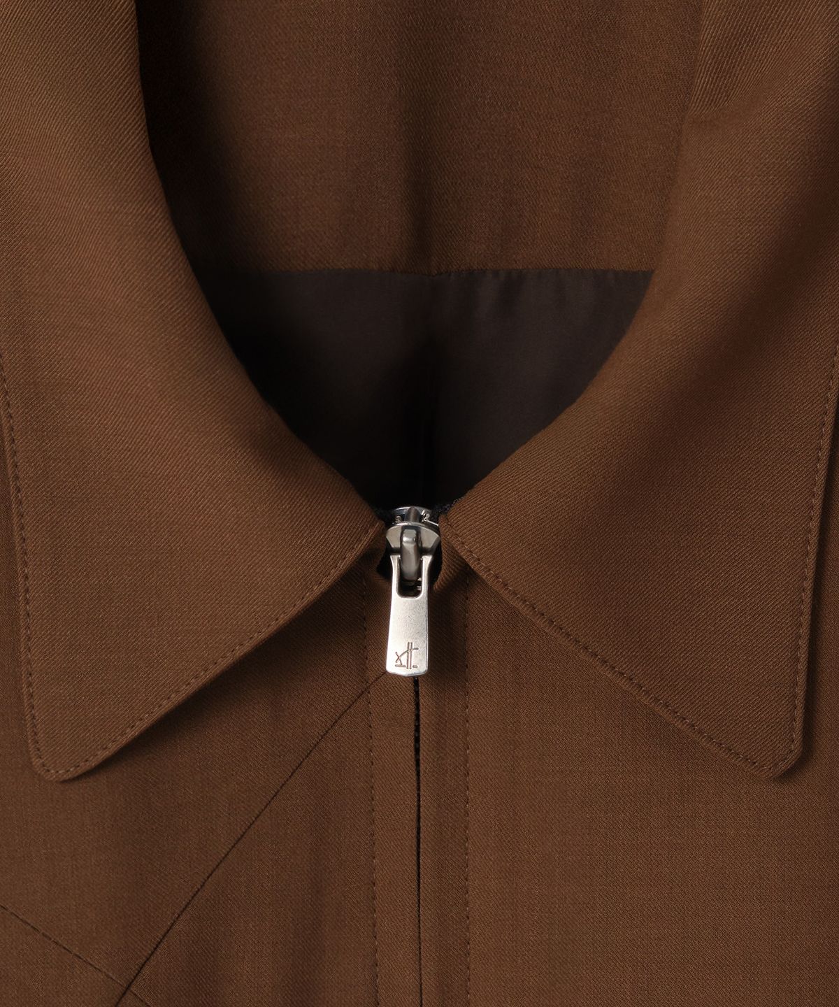 토프(TOFF) Line crop jacket (Brown)