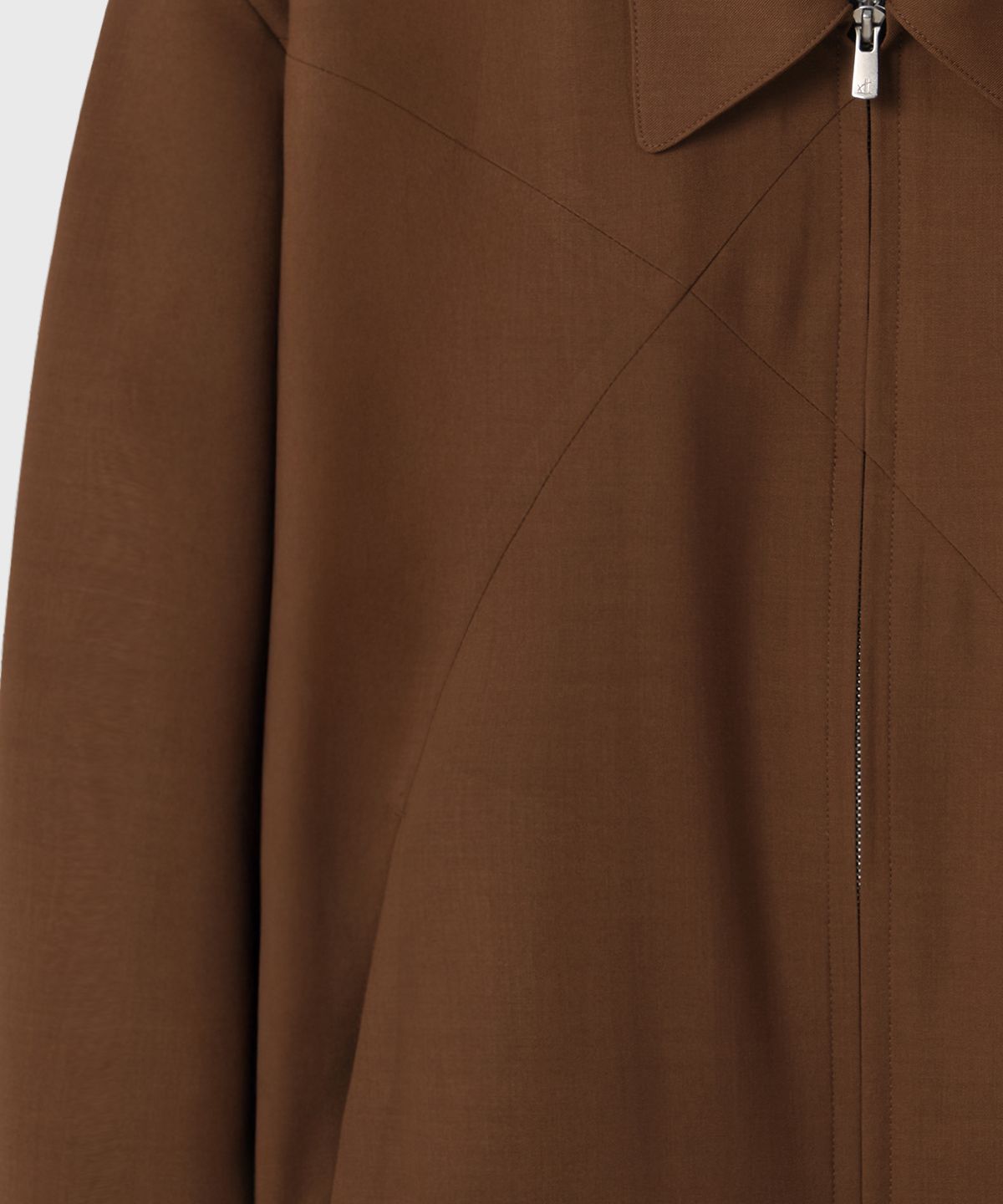 토프(TOFF) Line crop jacket (Brown)