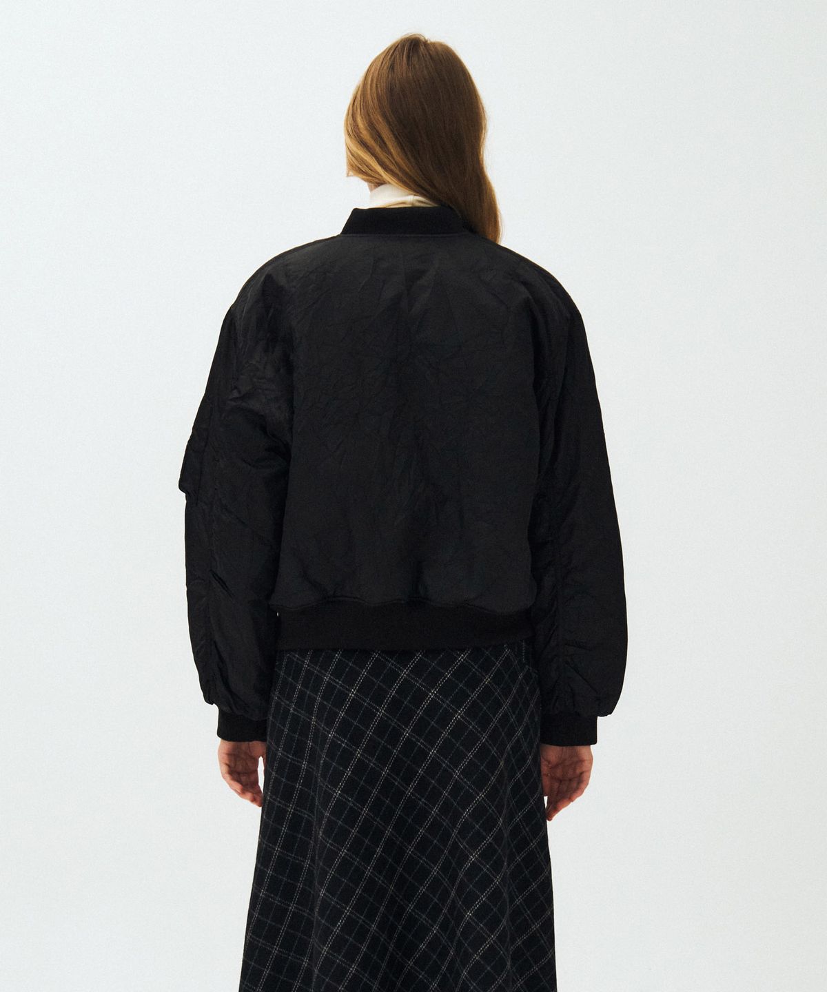 마이스(MAIS) ALPHA CREASE MA-1 JACKET / BLACK