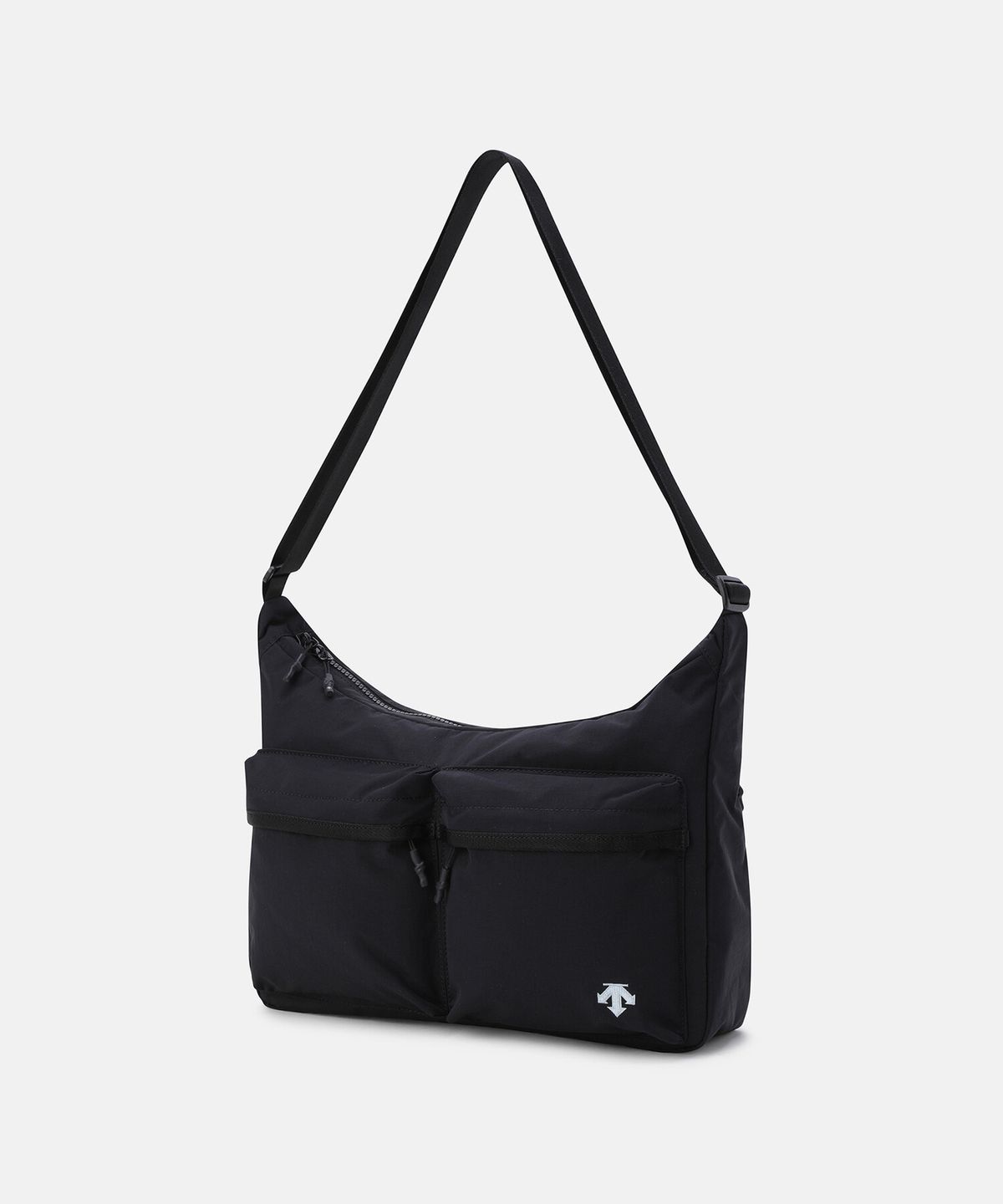 데상트(DESCENTE) 미디움 경량 호보백 블랙 SR123UBG16