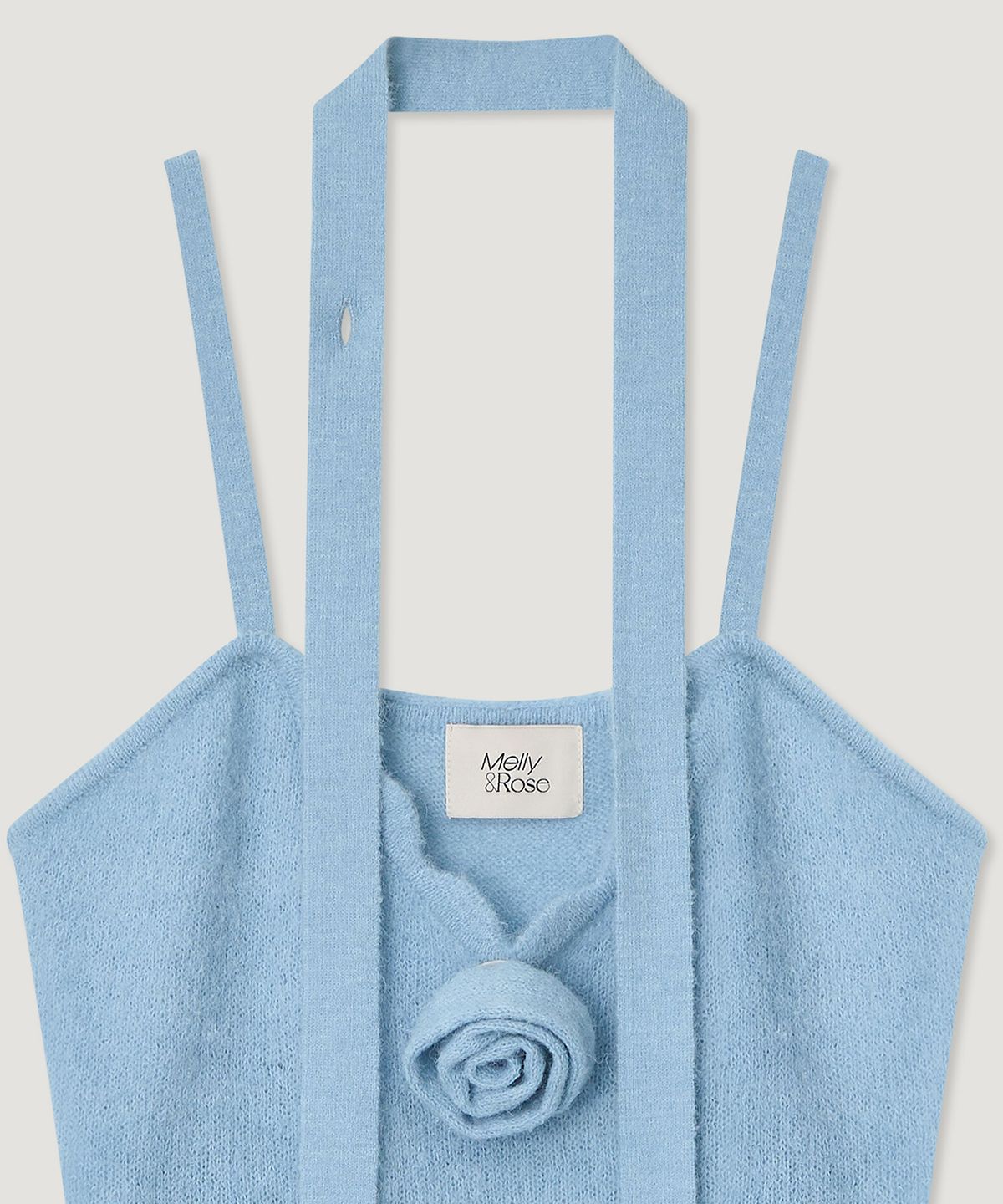 멜리앤로즈(MELLY&ROSE) 코사지 웨이브 뷔스티에 스카프SET(310256)_LIGHT BLUE